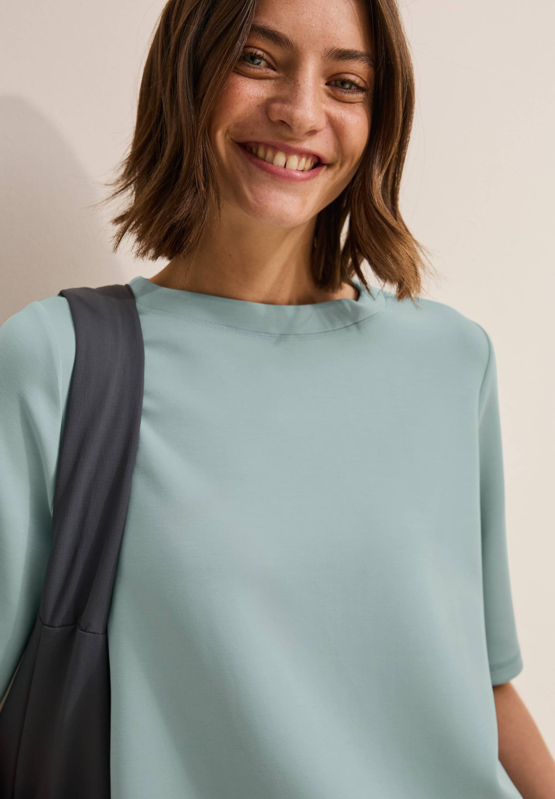 Cecil Sweatshirt, kurzarm, mit U-Boot-Ausschnitt Cecil Sweatshirt, kurzarm, mit U-Boot-Ausschnitt von cecil
