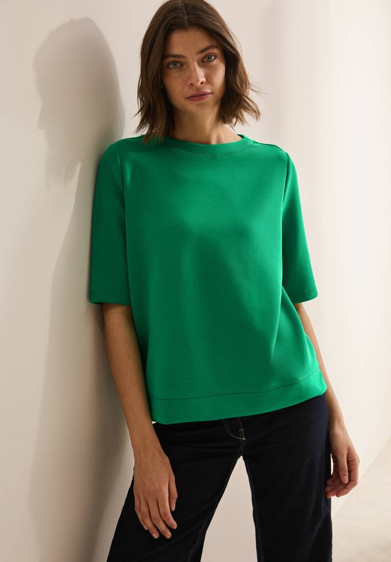 Cecil Sweatshirt, kurzarm, mit U-Boot-Ausschnitt von cecil