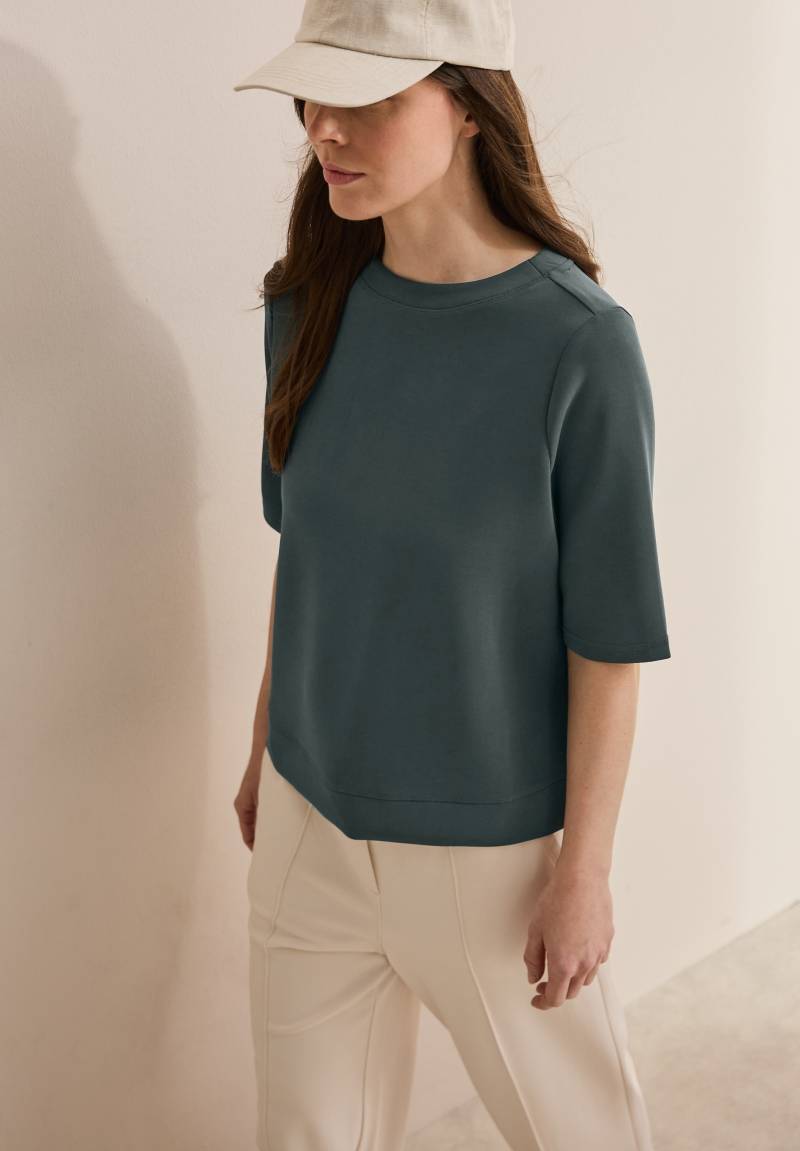 Cecil Sweatshirt, kurzarm, mit U-Boot-Ausschnitt von cecil