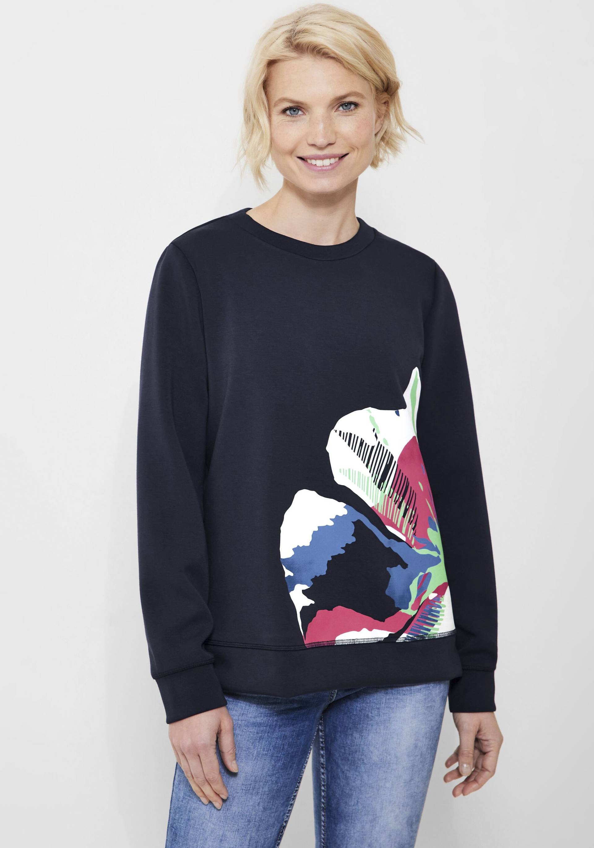 Cecil Sweatshirt, mit Blumenprint von cecil