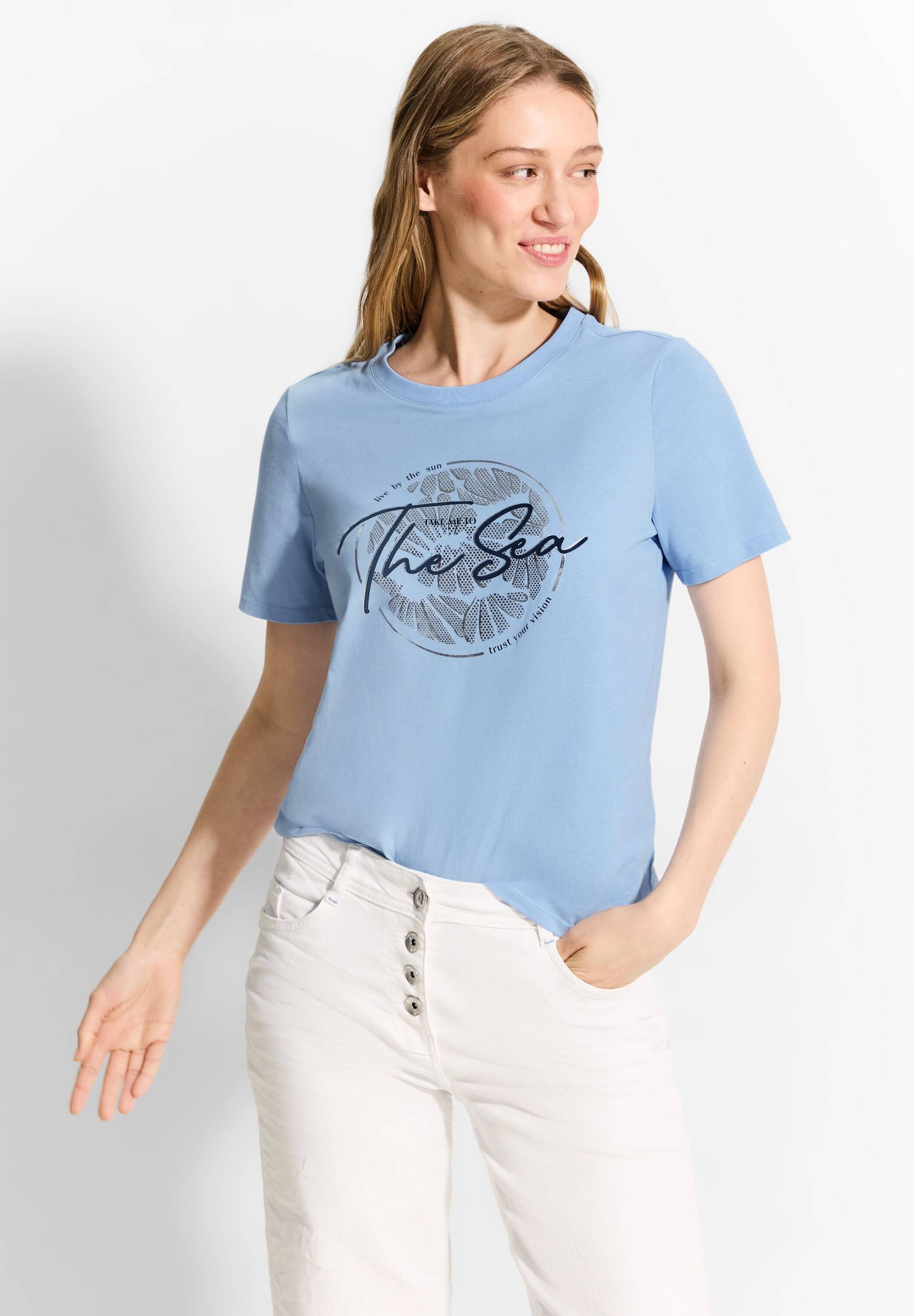 Cecil T-Shirt, mit Frontprint von cecil