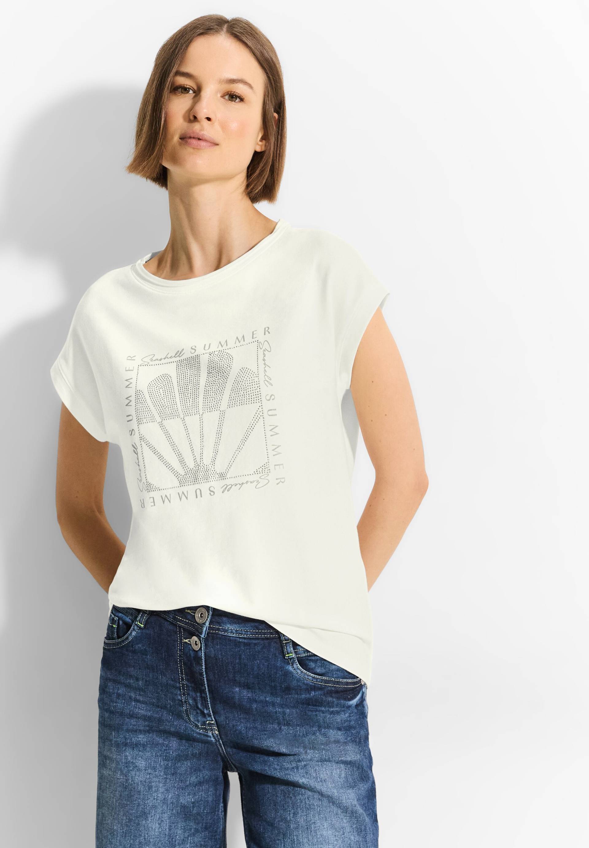 Cecil T-Shirt, mit Frontprint von cecil