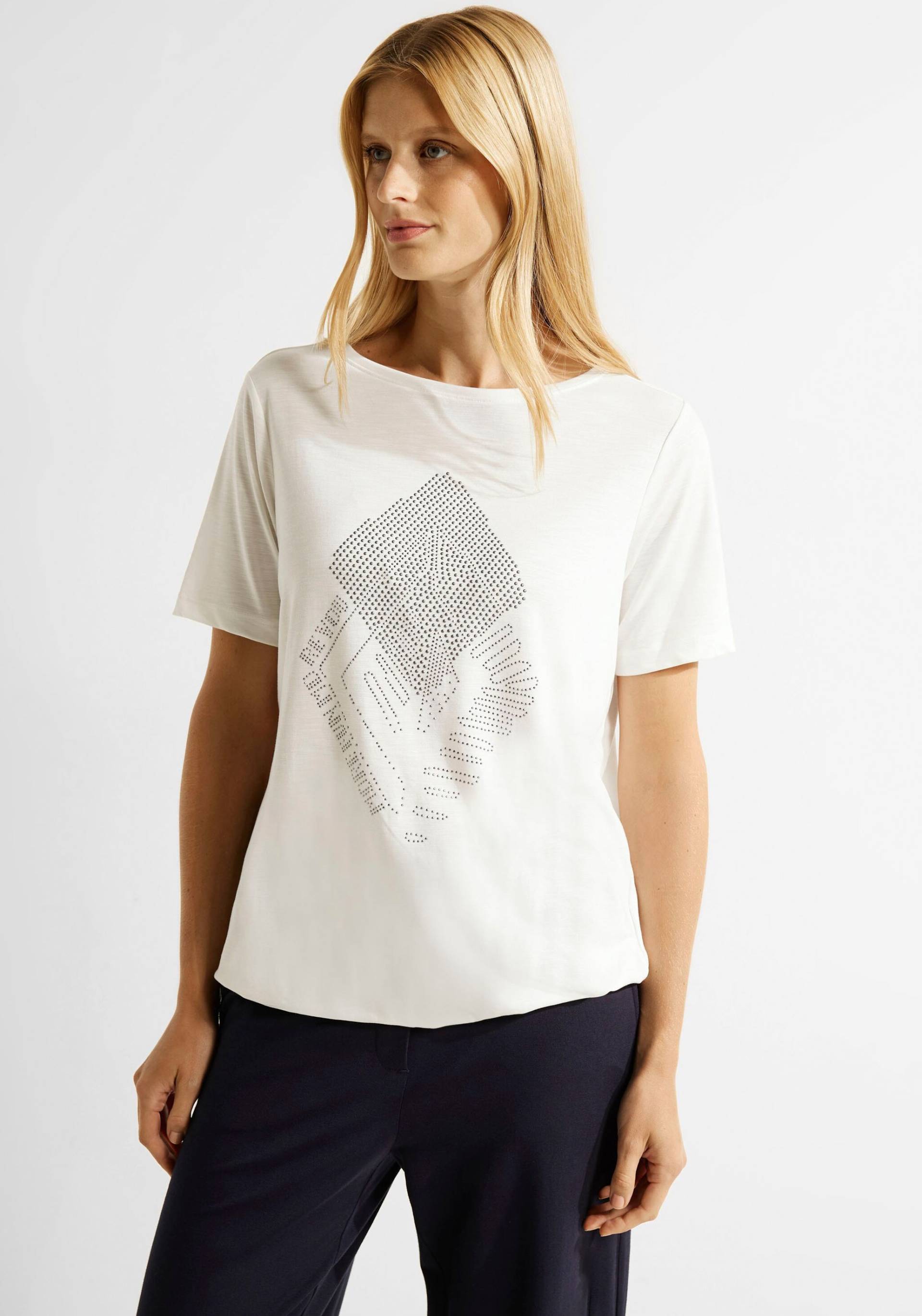 Cecil T-Shirt, mit Steinchendetails von cecil