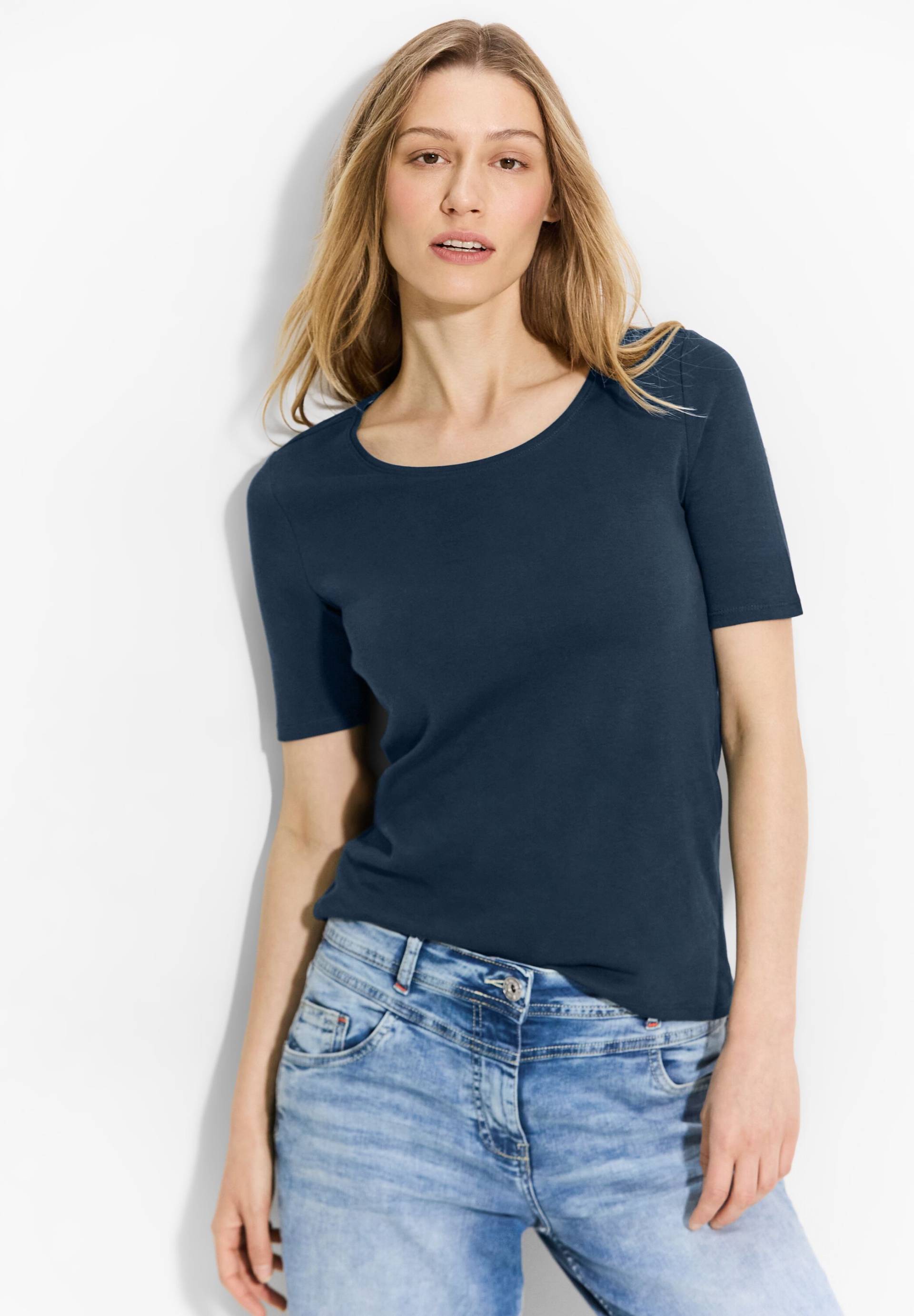 Cecil T-Shirt »Style Lena«, mit klassischem Rundhalsausschnitt von cecil