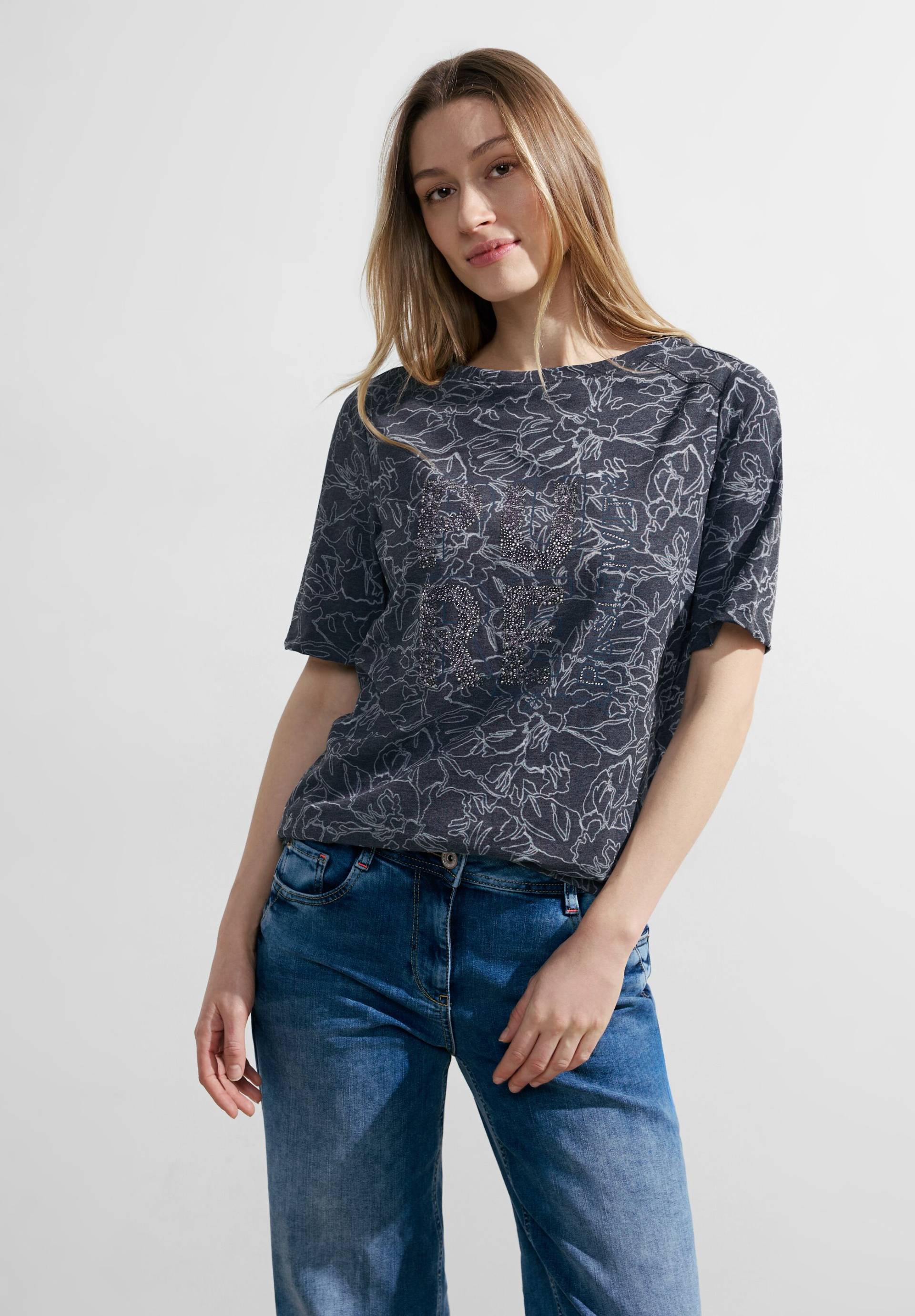 Cecil T-Shirt, mit Strass-Steinen von cecil