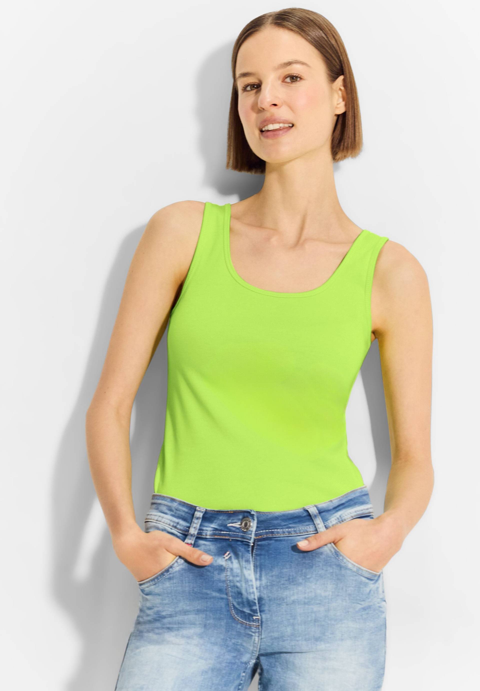 Cecil Tanktop, in Unifarbe von cecil