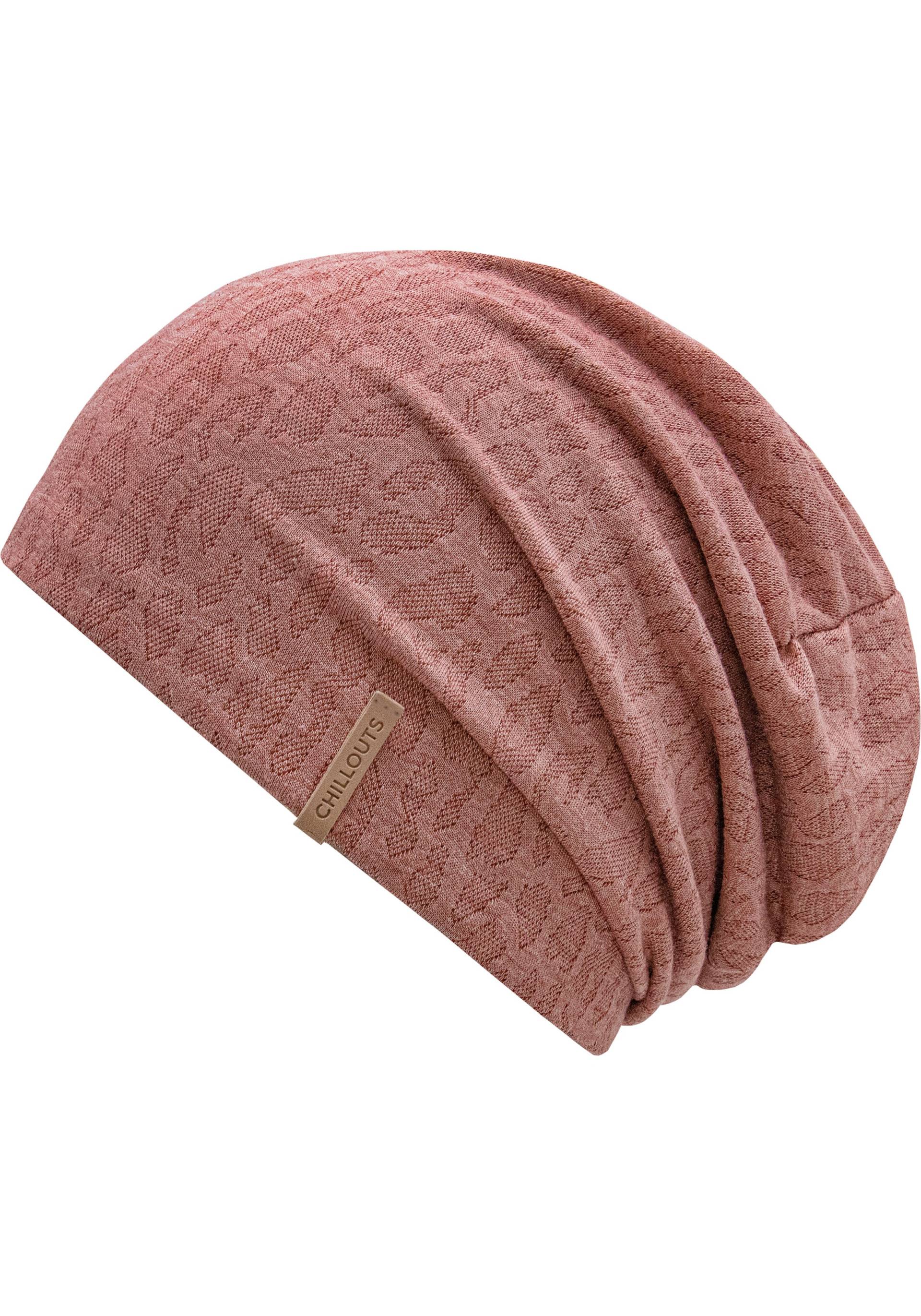 chillouts Beanie, mit Logoprägung von chillouts