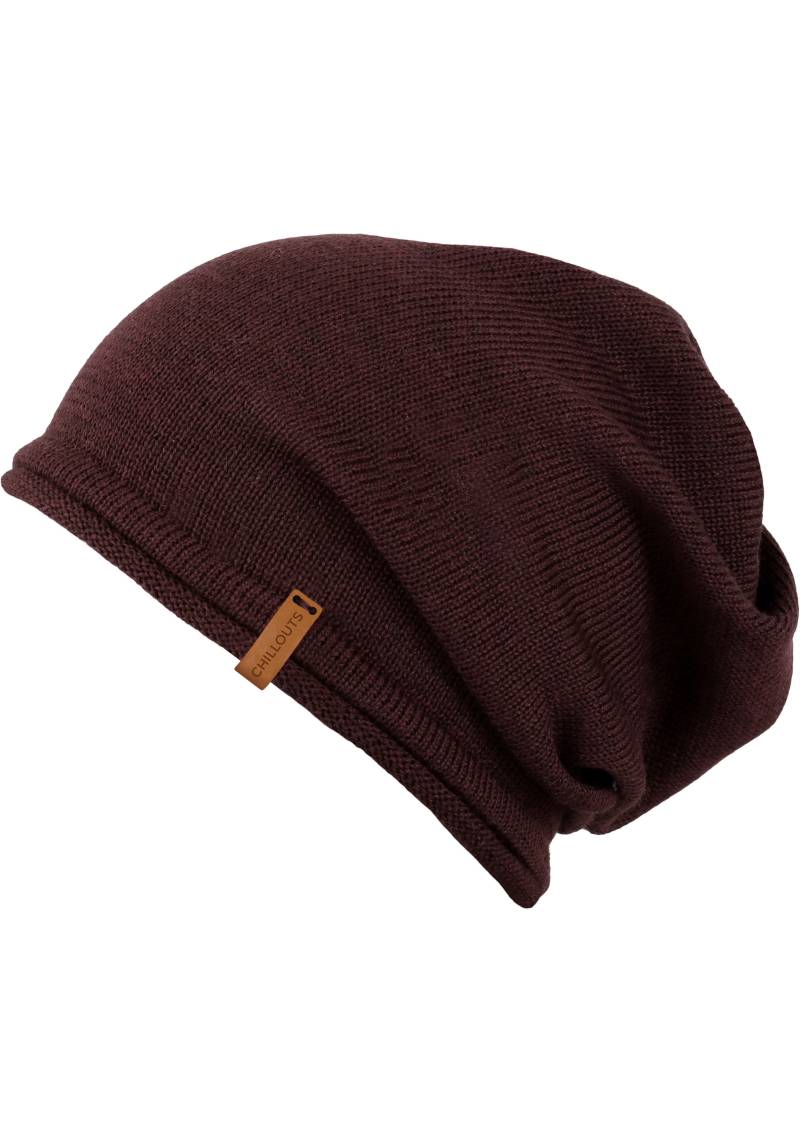 chillouts Beanie »Leicester Hat«, mit lockerer Passform und Wollanteil von chillouts