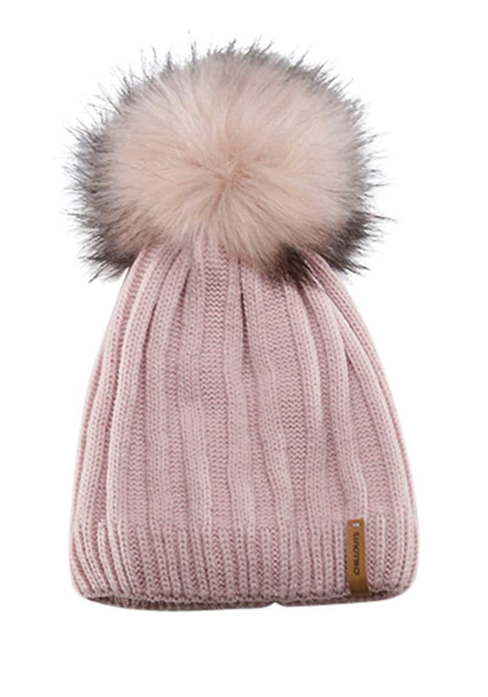chillouts Bommelmütze »Lorena Hat«, mit abnehmbarem Fellimitat-PomPom chillouts Bommelmütze »Lorena Hat«, mit abnehmbarem Fellimitat-PomPom von chillouts