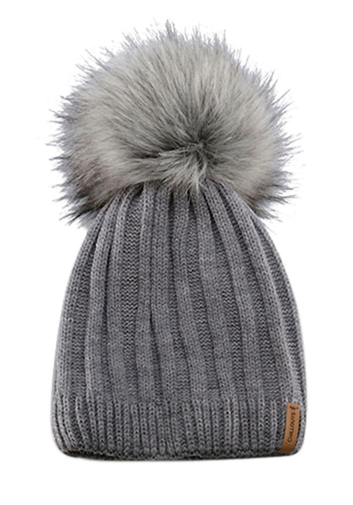 chillouts Bommelmütze »Lorena Hat«, mit abnehmbarem Fellimitat-PomPom chillouts Bommelmütze »Lorena Hat«, mit abnehmbarem Fellimitat-PomPom von chillouts