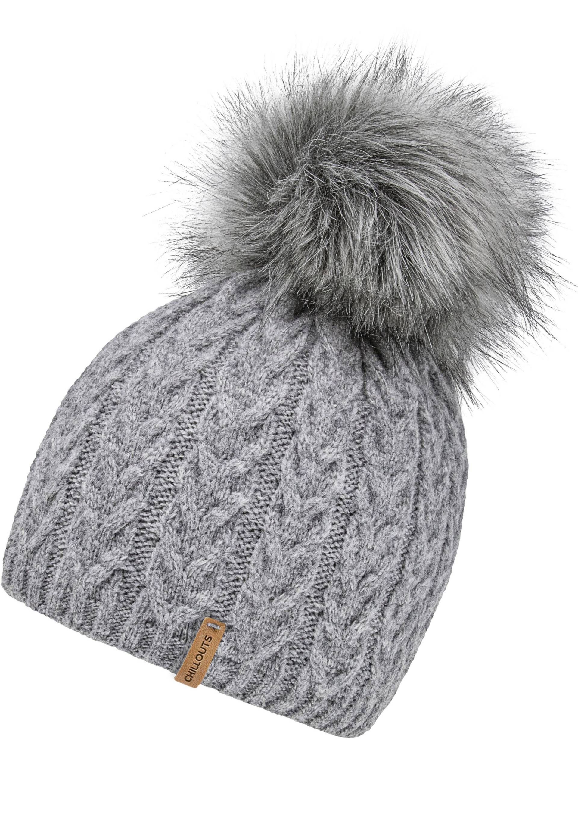 chillouts Bommelmütze »Tabea Hat«, mit abnehmbarem Kunstfell-Bommel chillouts Bommelmütze »Tabea Hat«, mit abnehmbarem Kunstfell-Bommel von chillouts