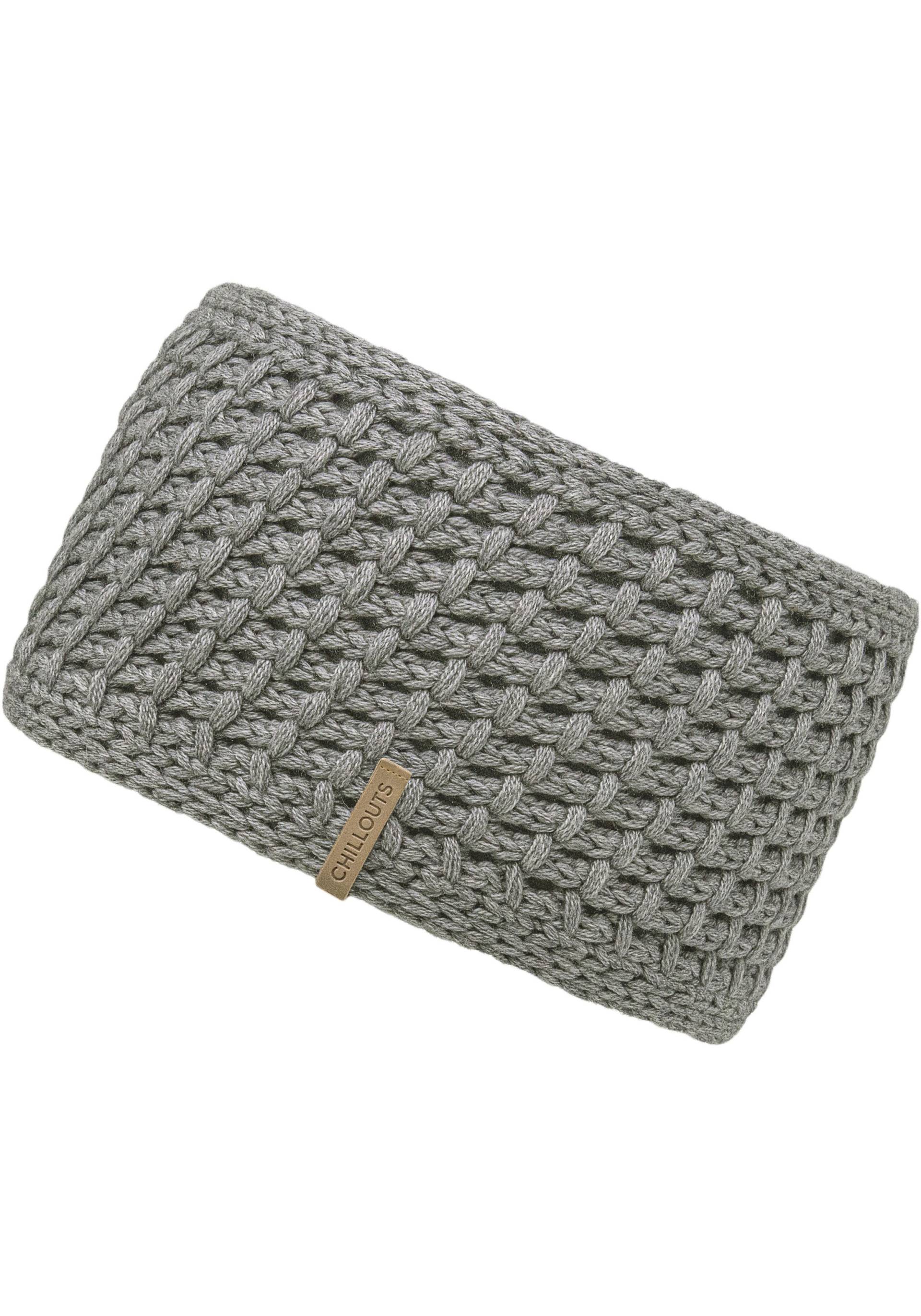 chillouts Stirnband »Cleo Headband«, auffallendes Strickmuster, gefüttert von chillouts