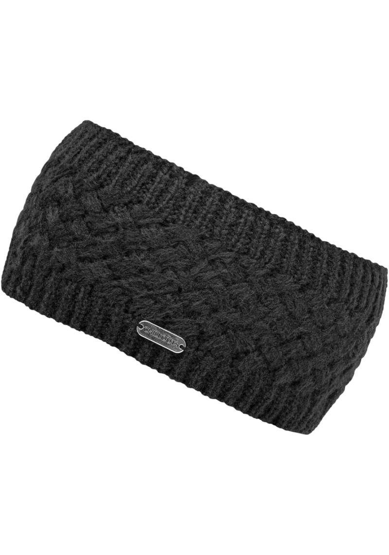 chillouts Stirnband »Felicitas Headband«, Metall-Label von chillouts