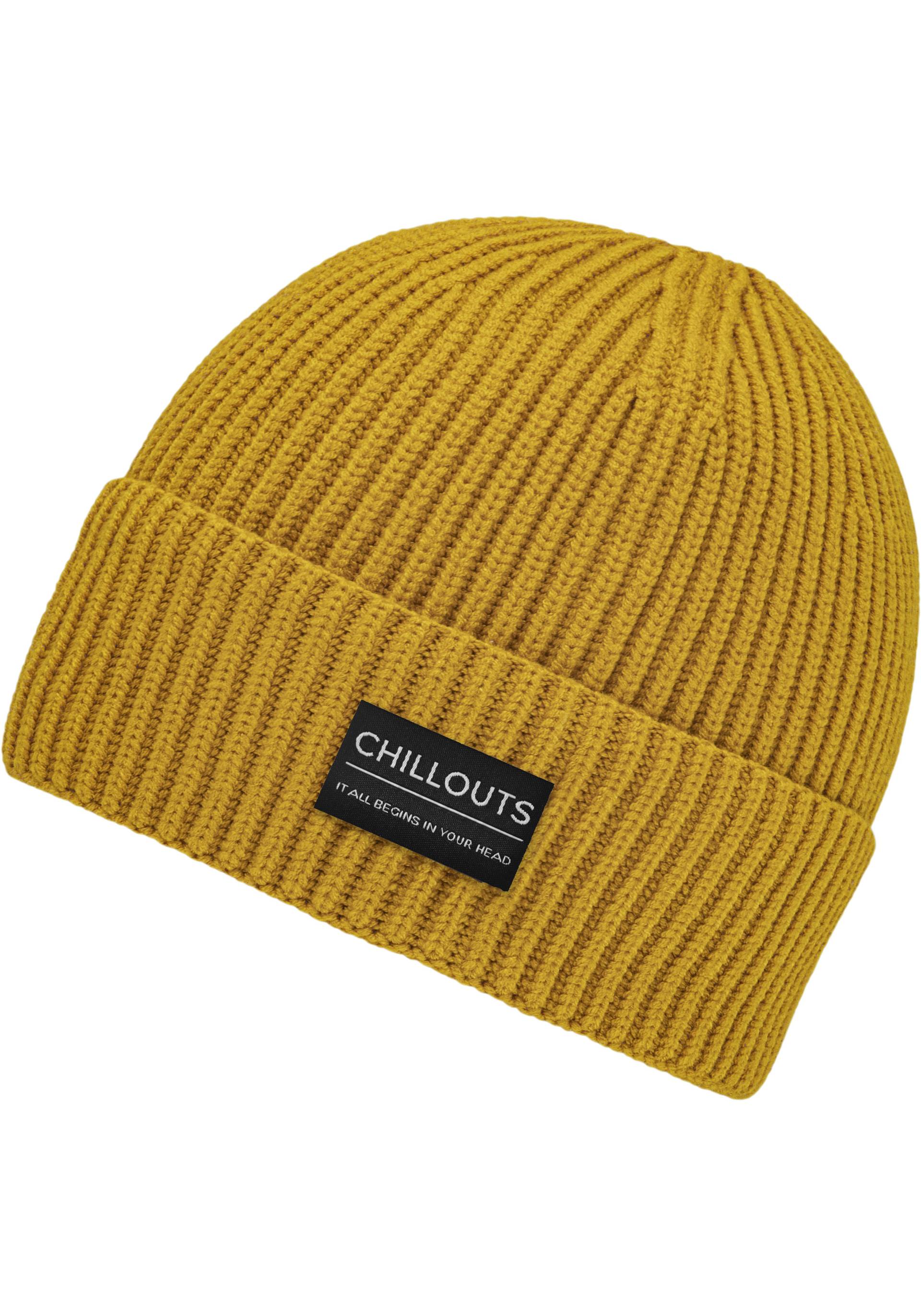 chillouts Strickmütze »Caleb Hat«, In Rippenstrick-Optik von chillouts