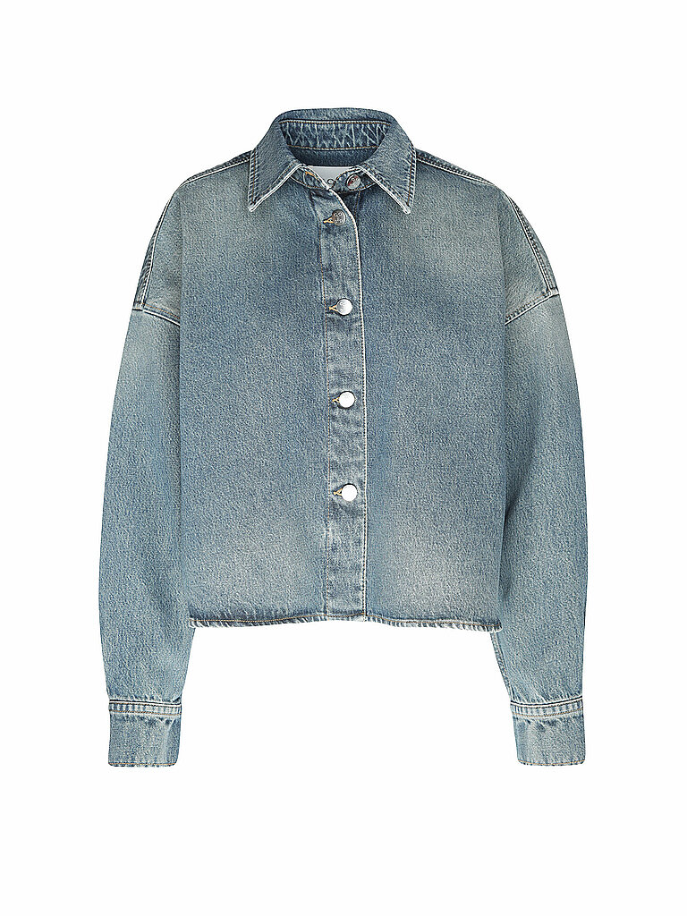 CLOSED Jeansbluse  blau | L von closed