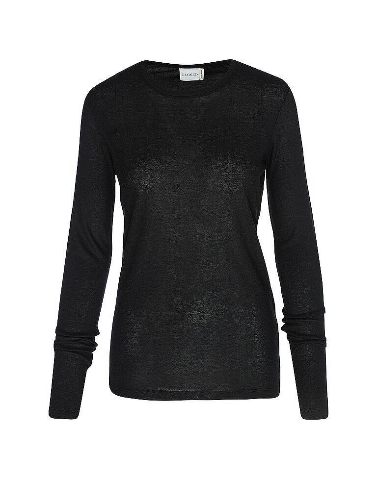 CLOSED Langarmshirt schwarz | L von closed