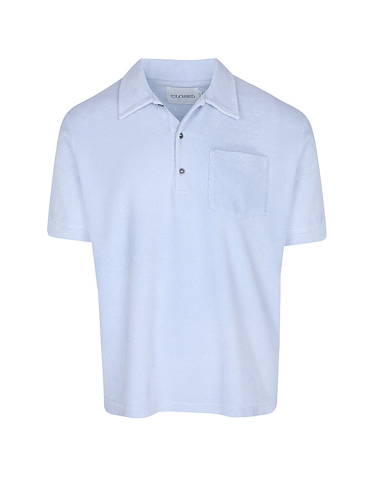 CLOSED Poloshirt blau | L von closed