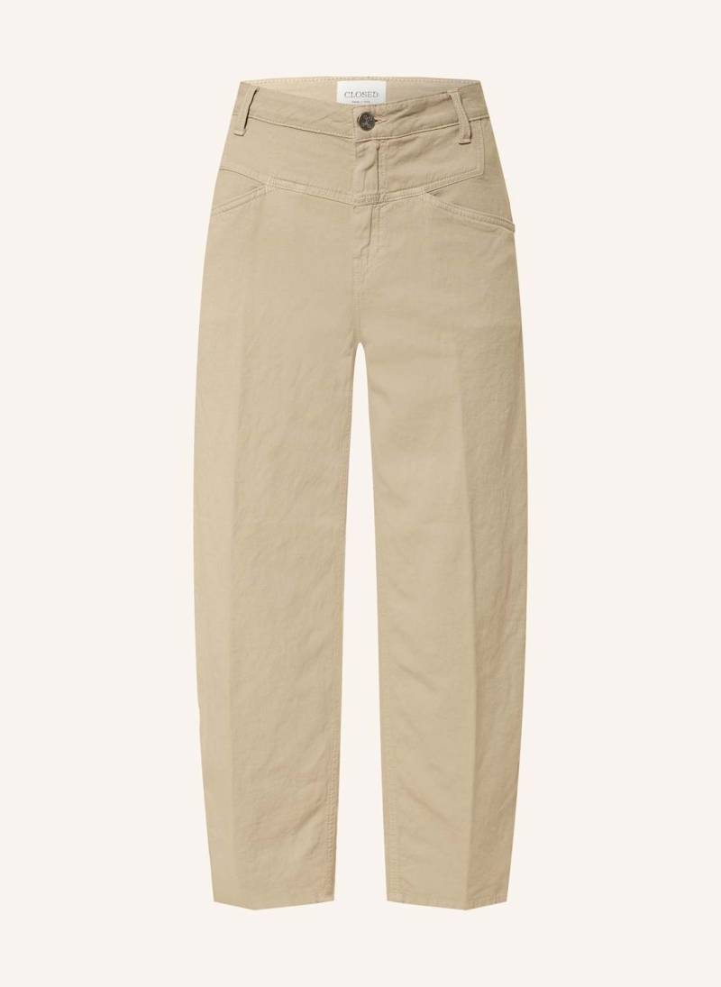 Closed 7/8-Hose Stover-X Mit Leinen beige von closed