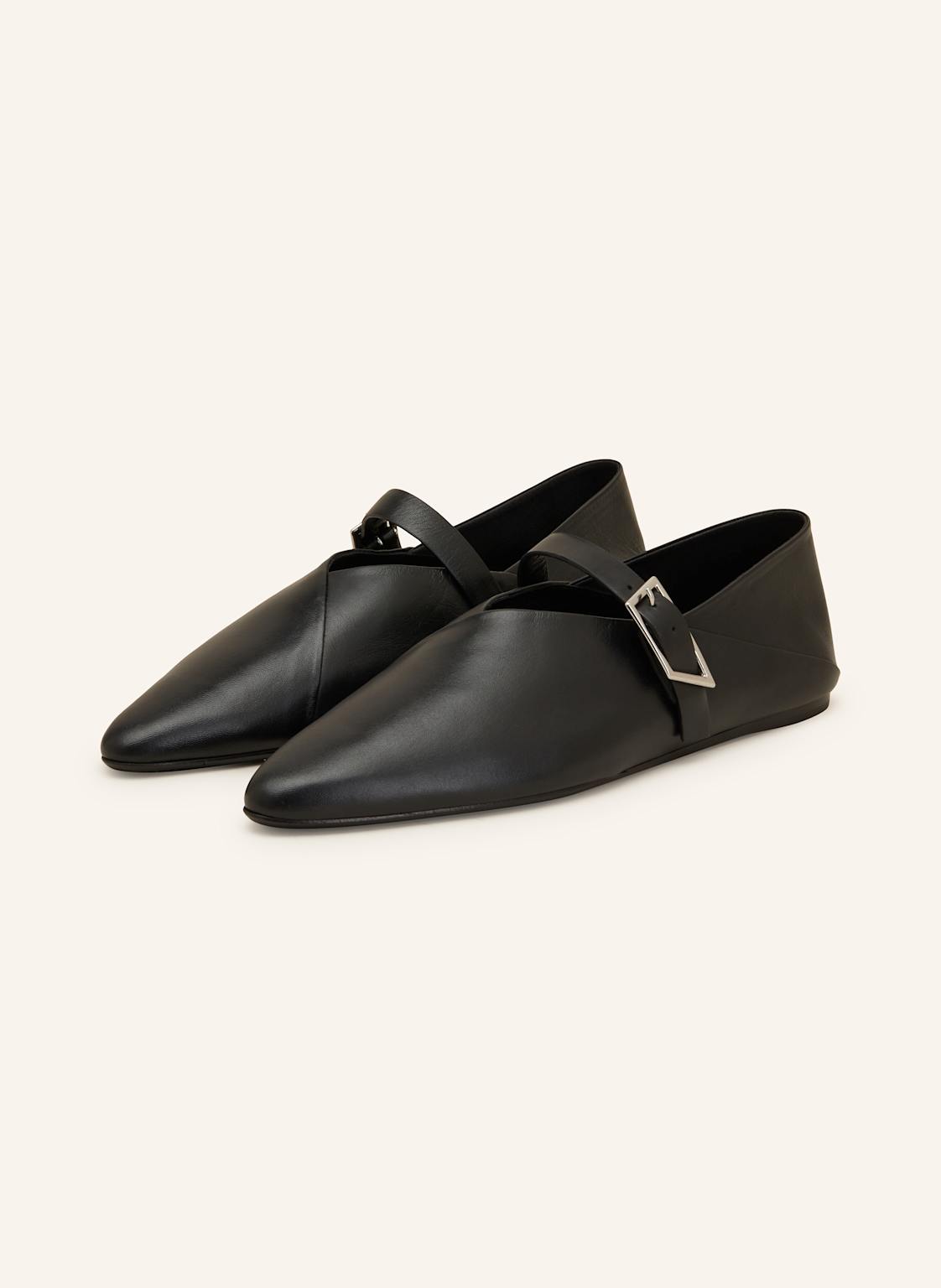 Closed Mary-Jane-Ballerinas schwarz von closed