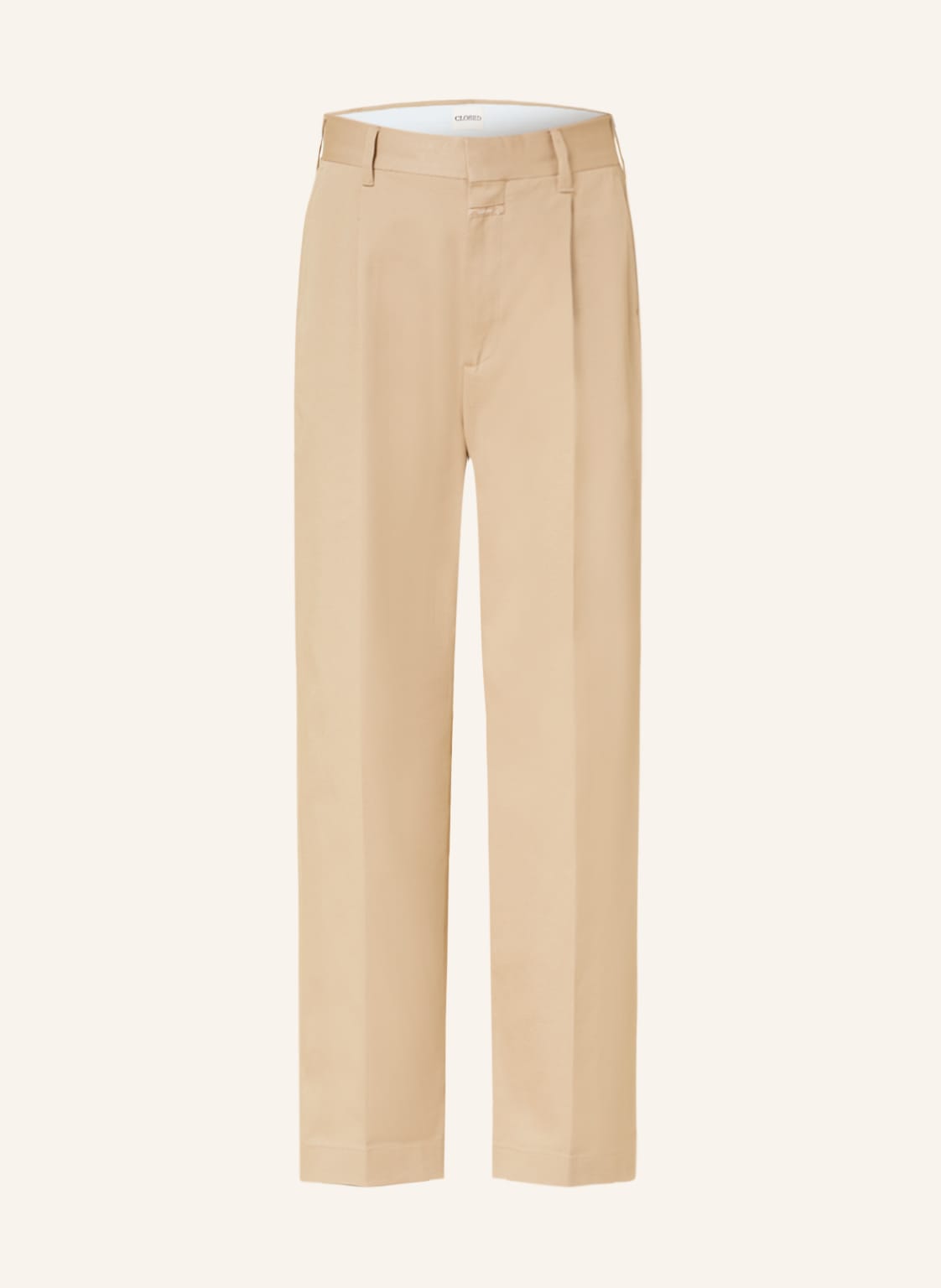 Closed Chino Blomberg Wide Fit beige von closed