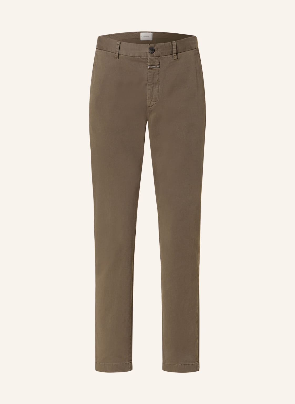 Closed Chino Clifton Slim Fit braun von closed