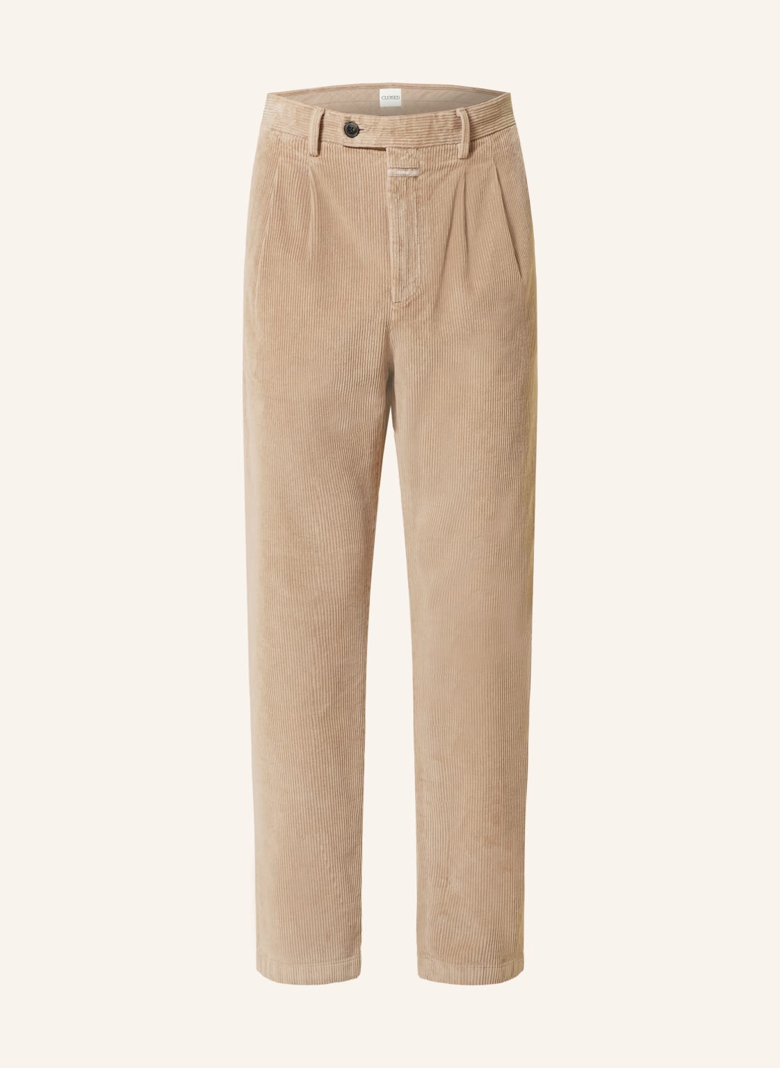 Closed Cordhose Bergen Tapered Fit braun von closed