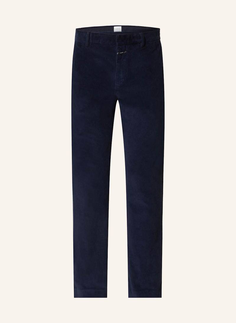 Closed Cordhose Slim Fit blau von closed