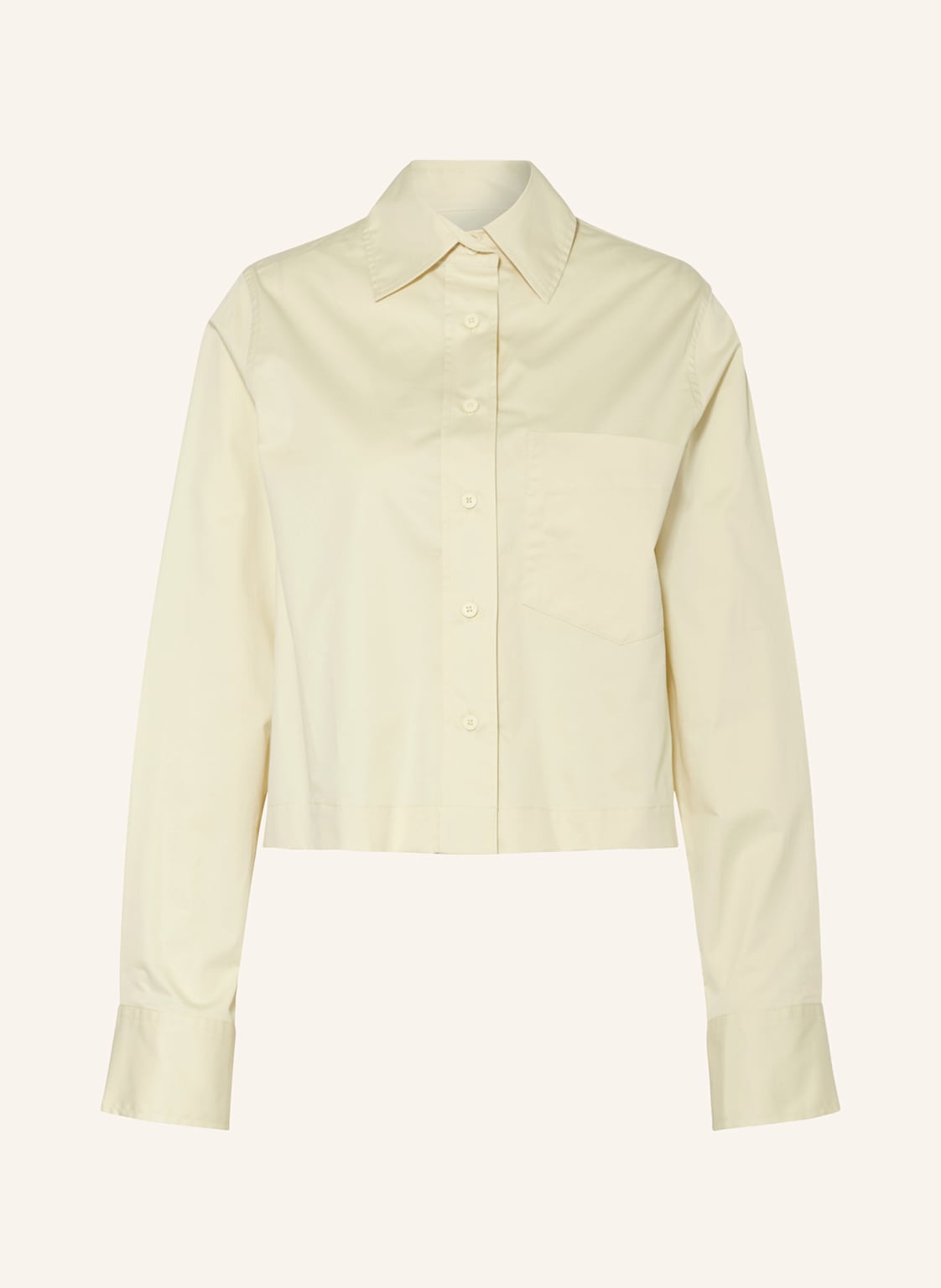 Closed Cropped-Hemdbluse gelb Closed Cropped-Hemdbluse gelb von closed