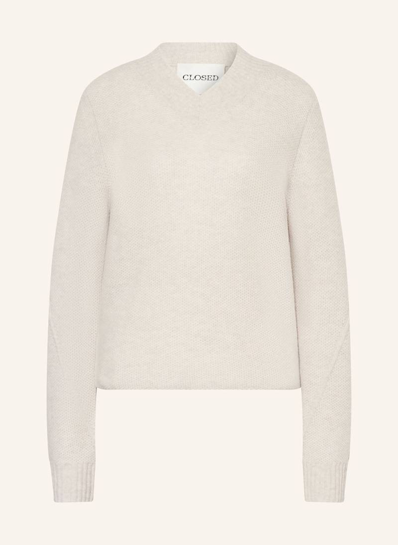 Closed Cropped-Pullover beige von closed