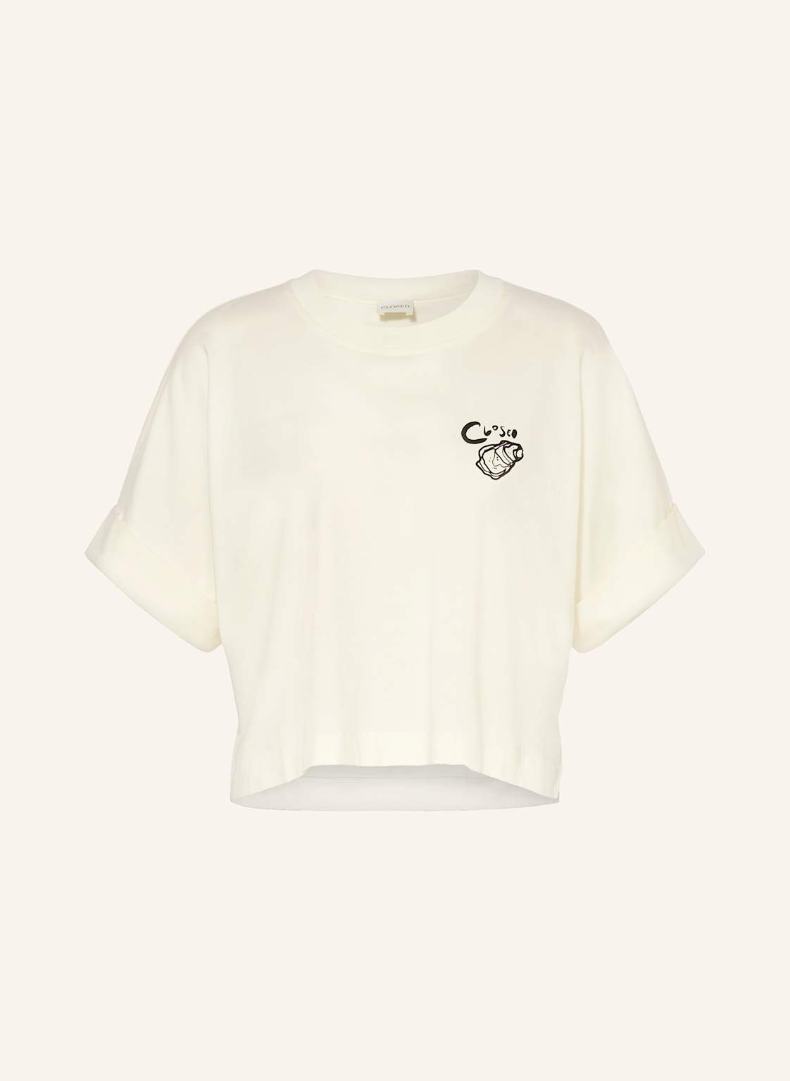 Closed Cropped-Shirt weiss Closed Cropped-Shirt weiss von closed