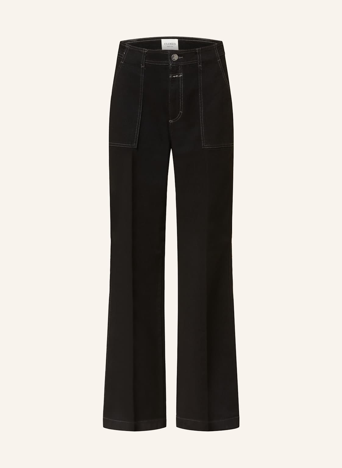 Closed Flared Jeans Aria schwarz von closed