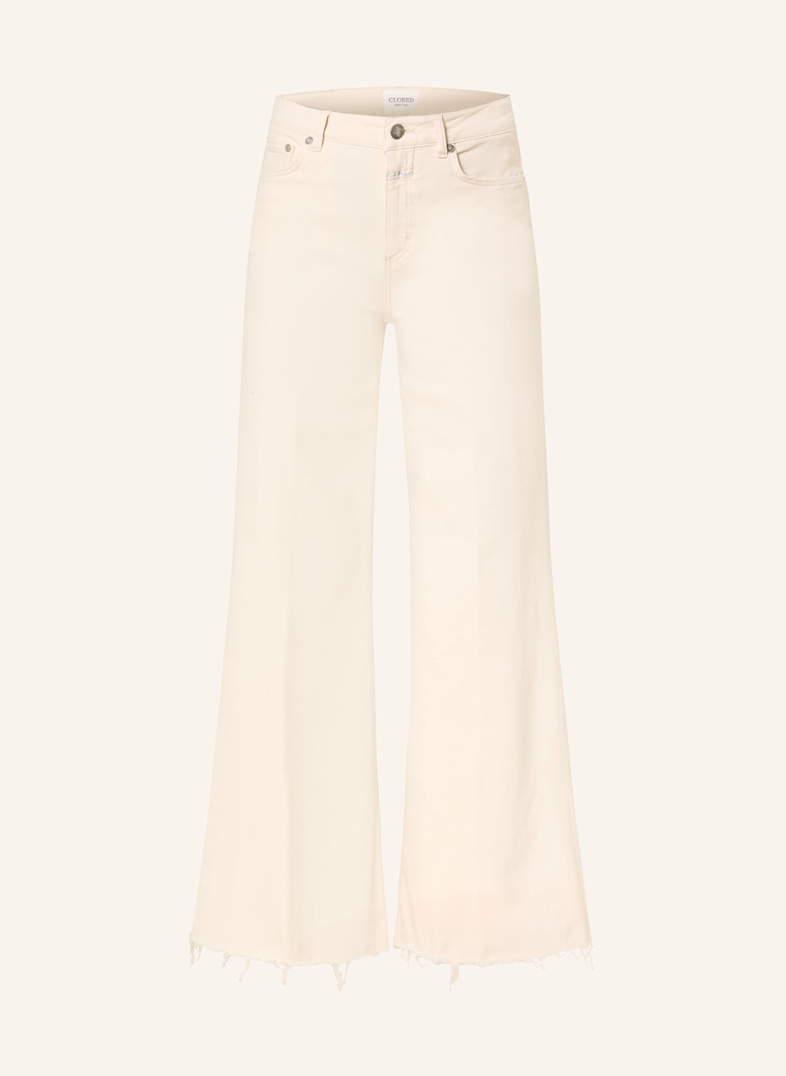 Closed Wide Leg Jeans Glow-Up weiss von closed