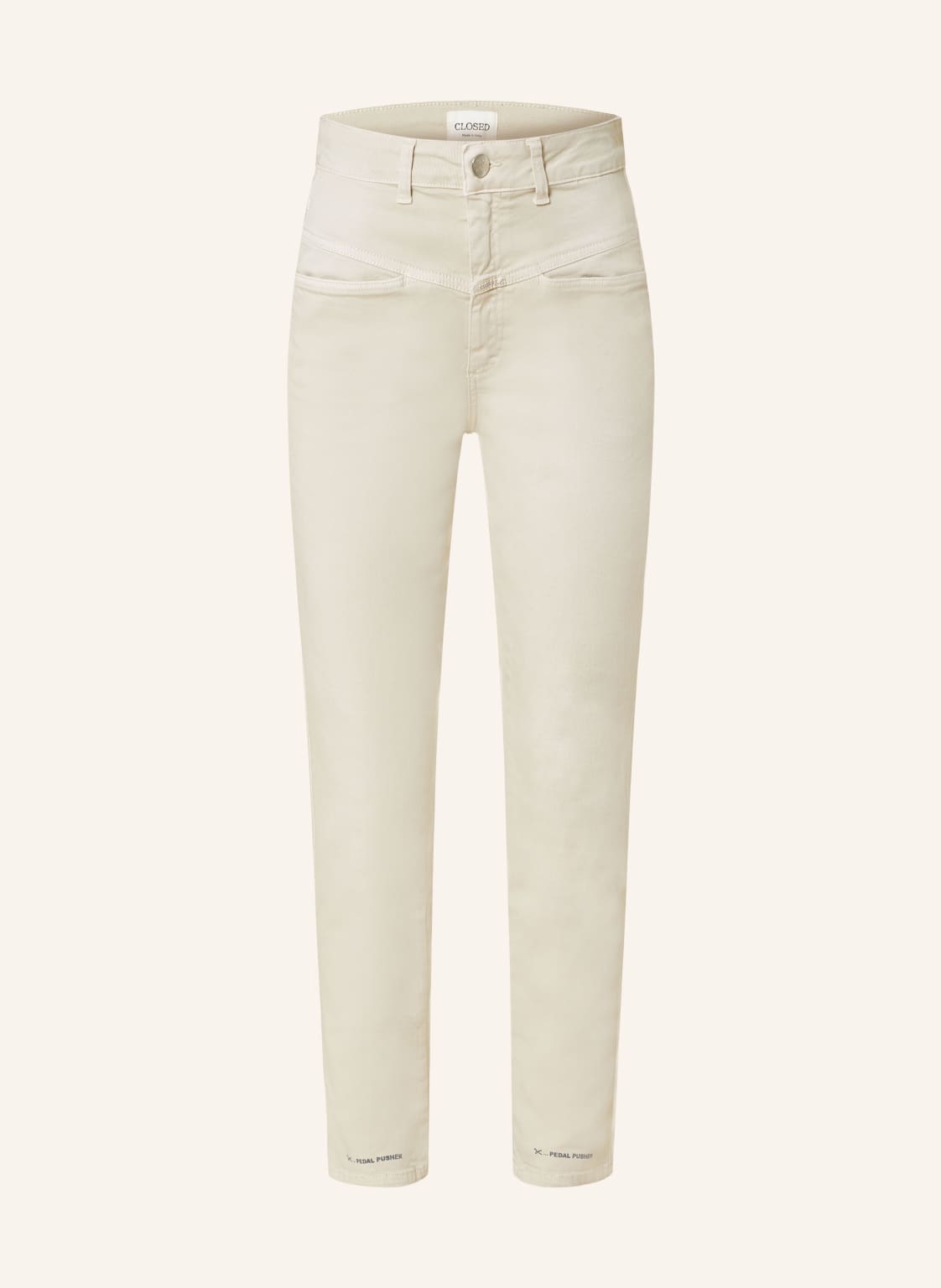 Closed Jeans Pedal Pusher beige von closed