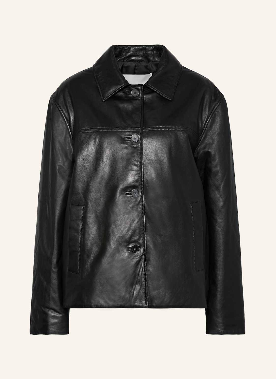 Closed Lederjacke schwarz Closed Lederjacke schwarz von closed