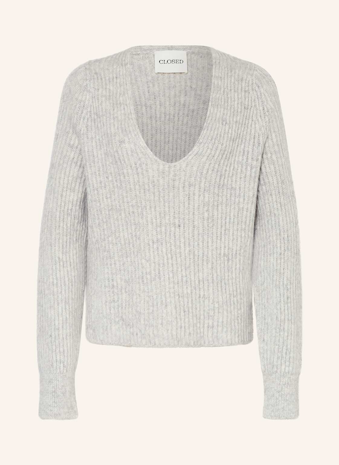 Closed Pullover Mit Alpaka grau von closed