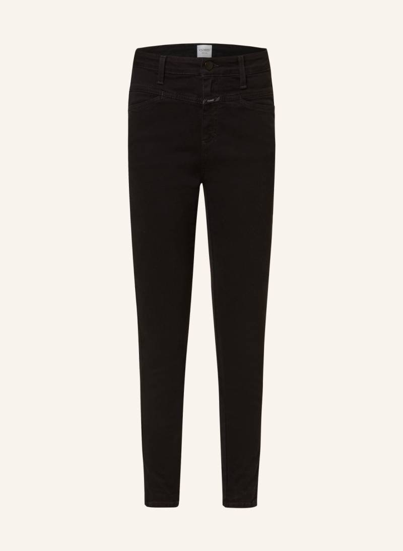 Closed Skinny Jeans Skinny Pusher schwarz von closed