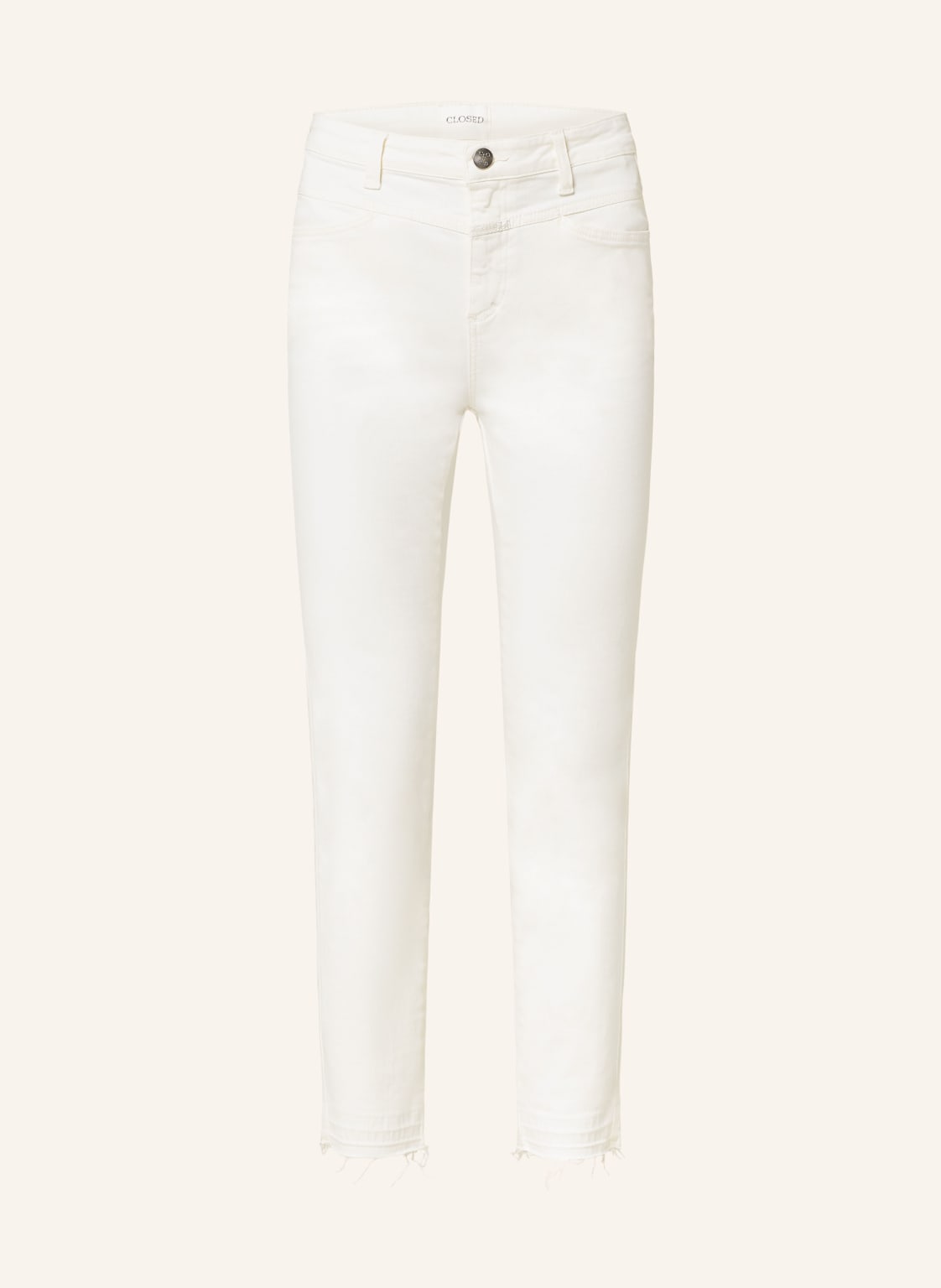 Closed Skinny Jeans weiss von closed