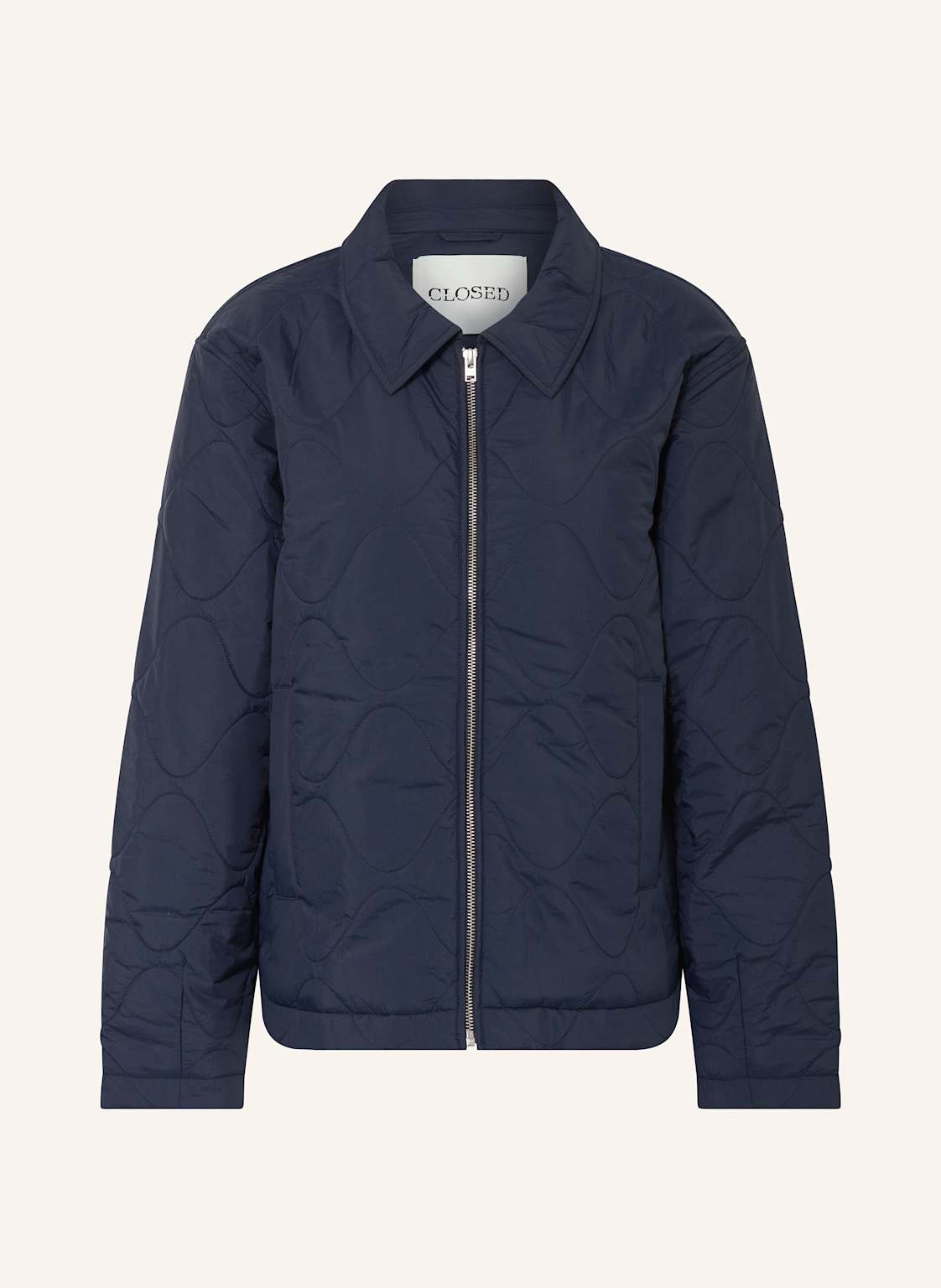 Closed Steppjacke blau von closed