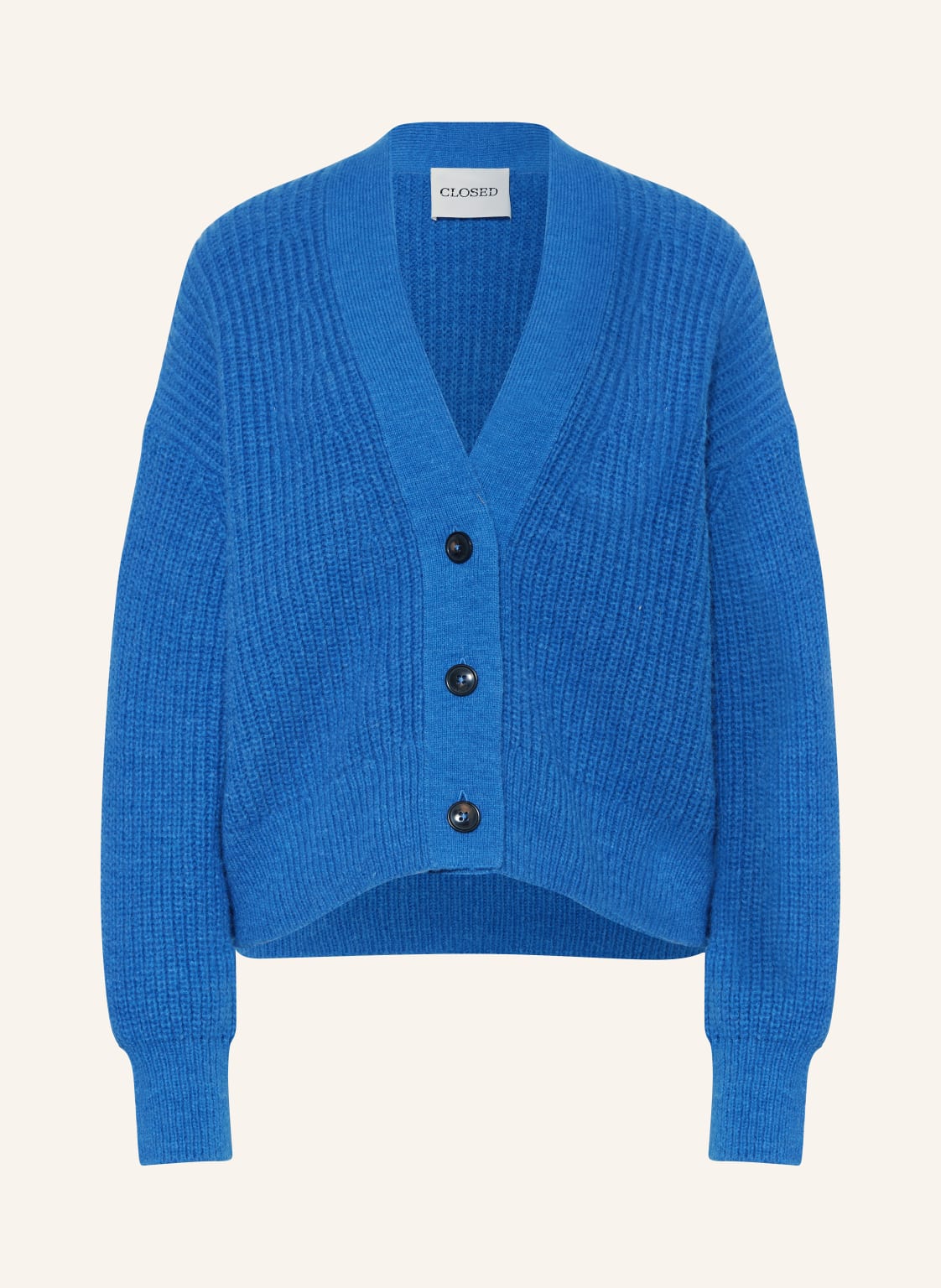 Closed Strickjacke Mit Alpaka blau von closed