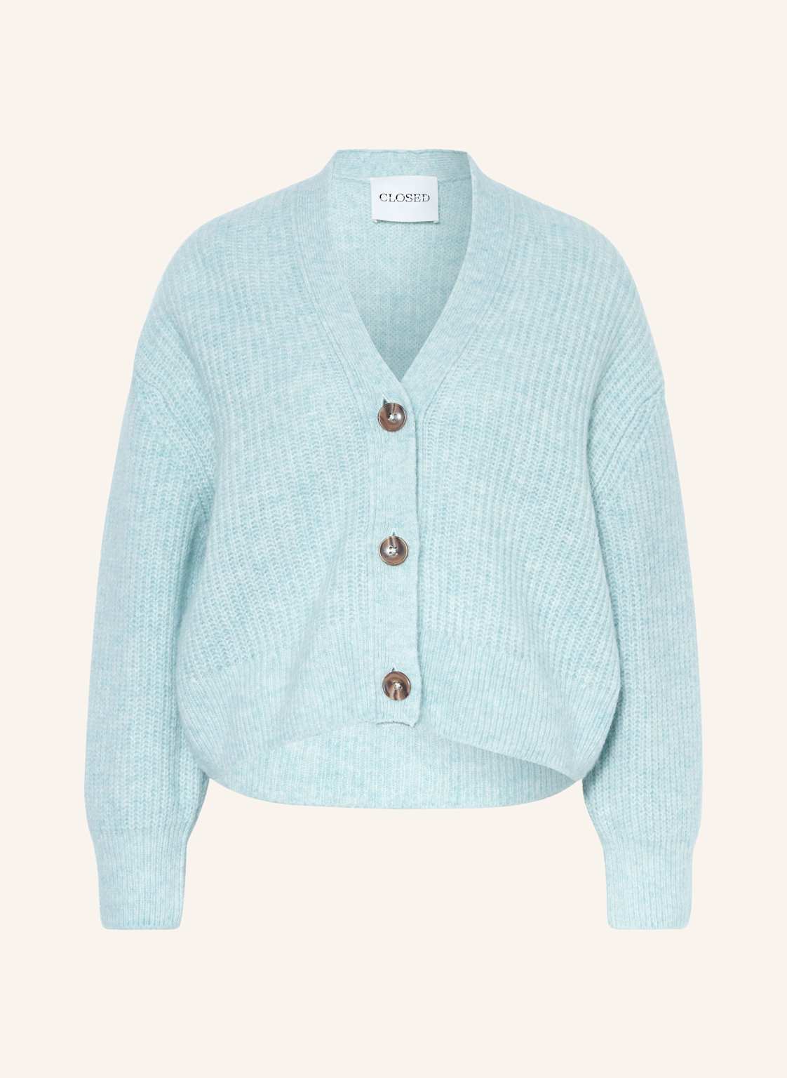 Closed Strickjacke Mit Baumwolle blau Closed Strickjacke Mit Baumwolle blau von closed