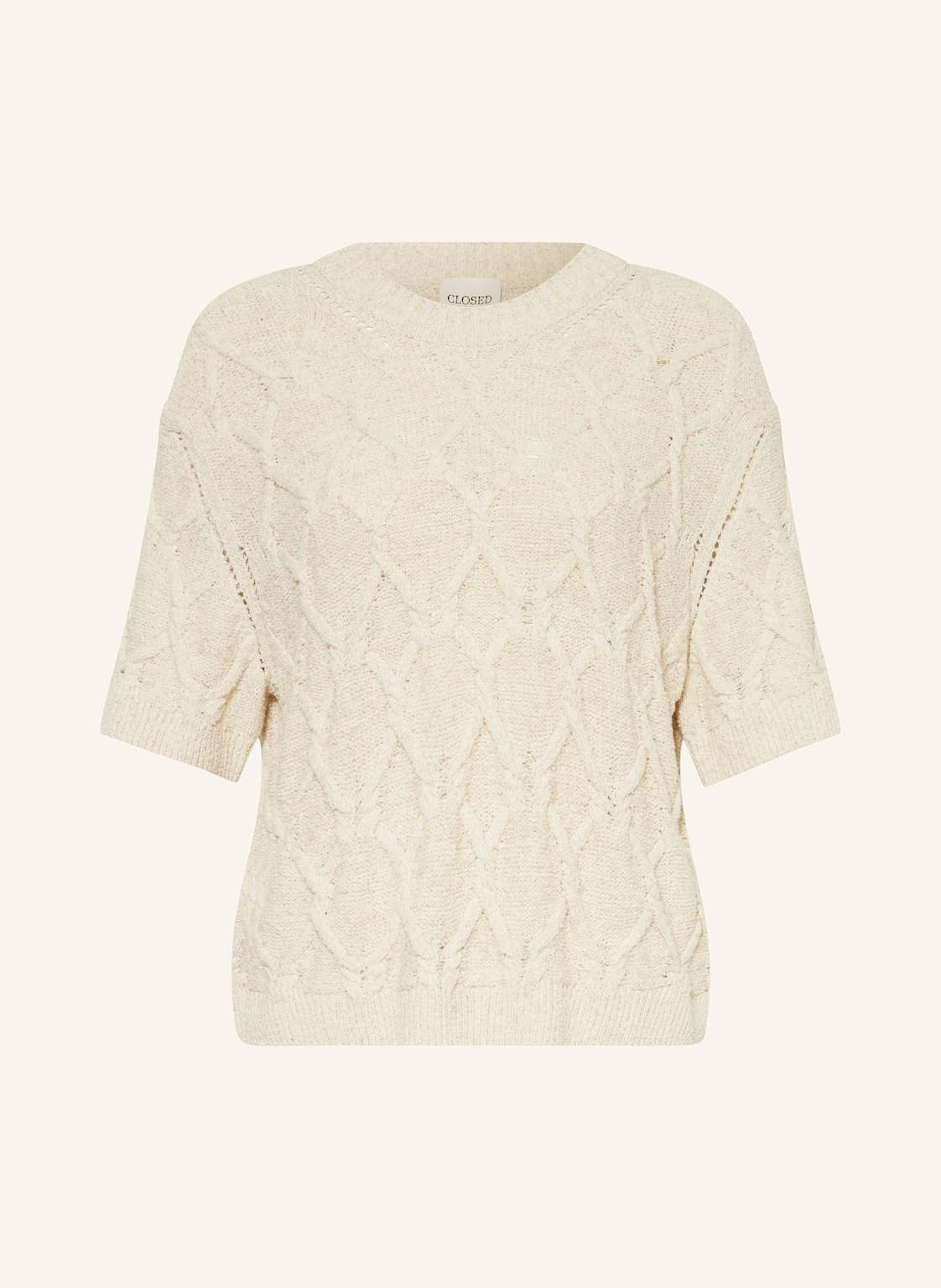 Closed Strickshirt beige von closed