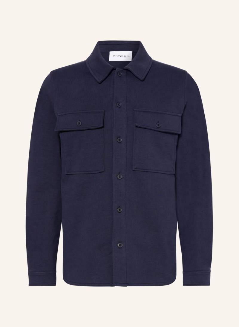 Closed Sweat-Overshirt blau von closed