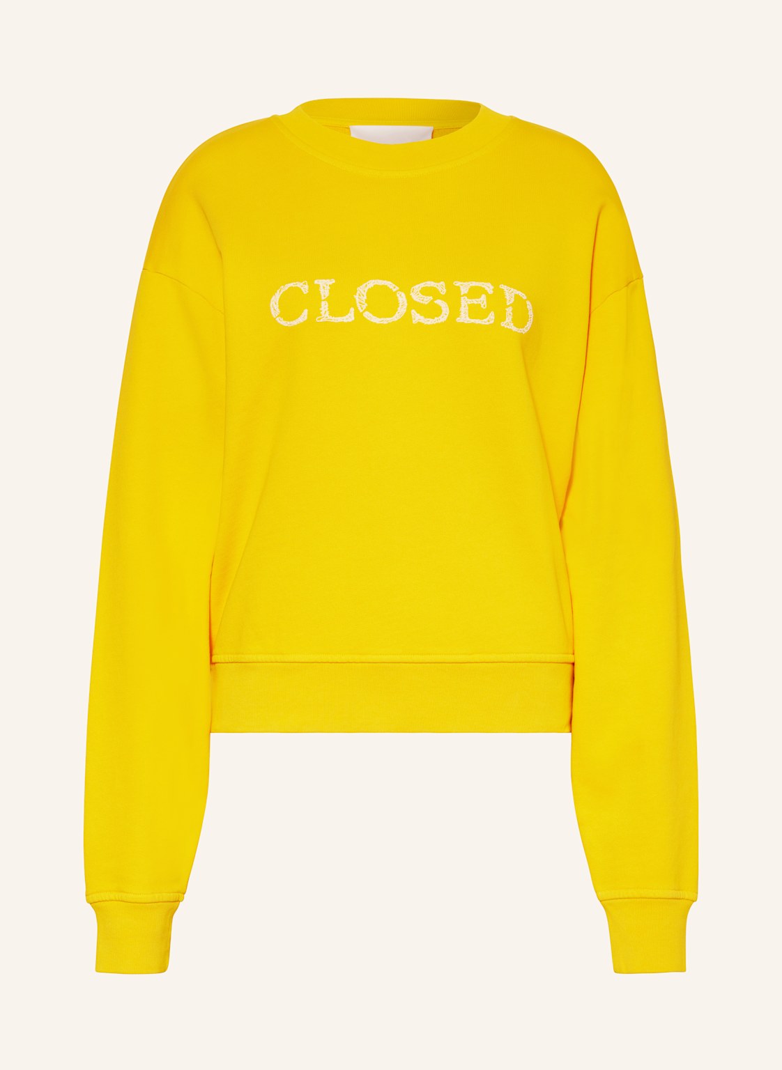 Closed Sweatshirt gelb von closed