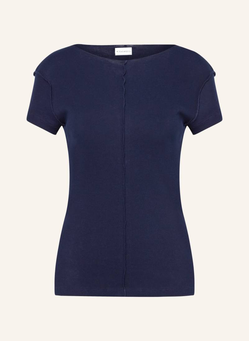 Closed T-Shirt blau von closed