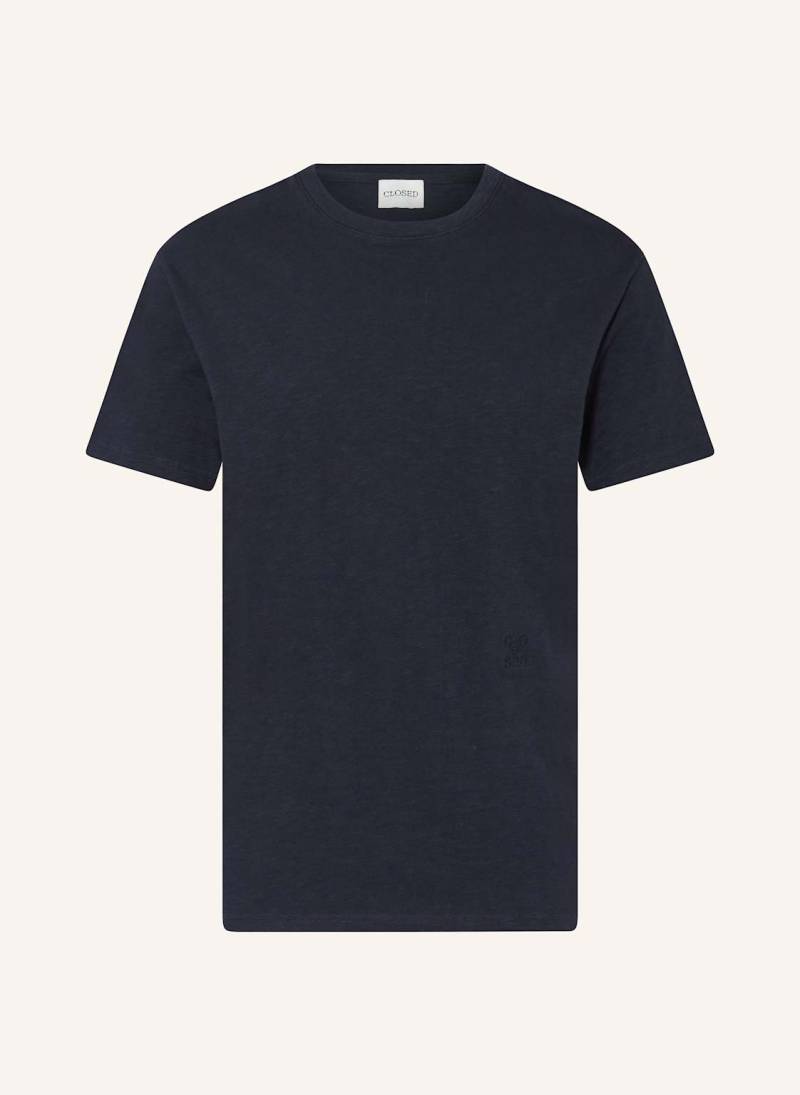 Closed T-Shirt blau von closed