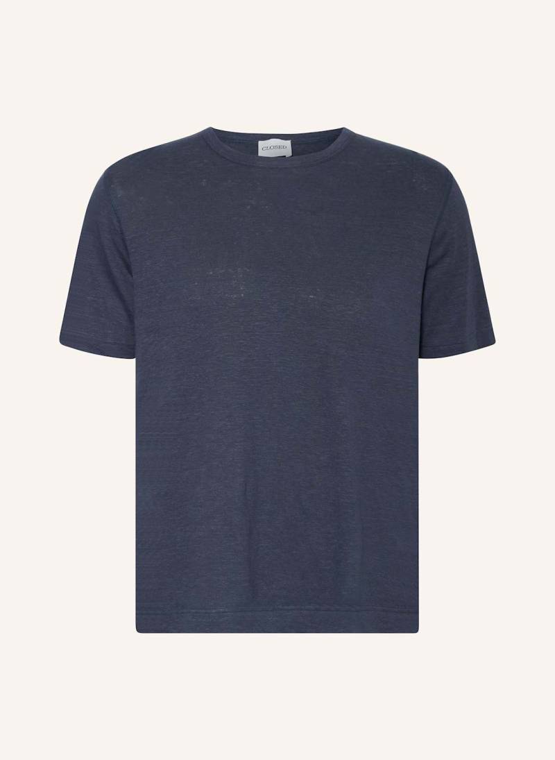 Closed T-Shirt blau von closed