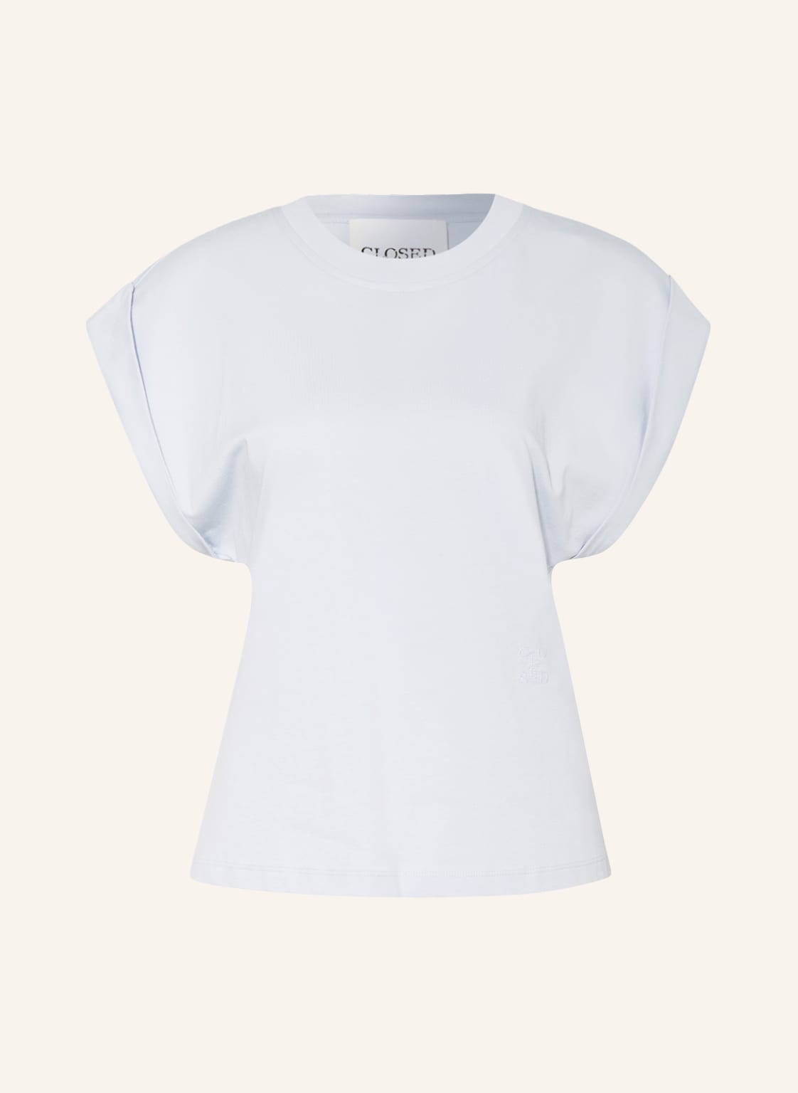 Closed T-Shirt blau von closed