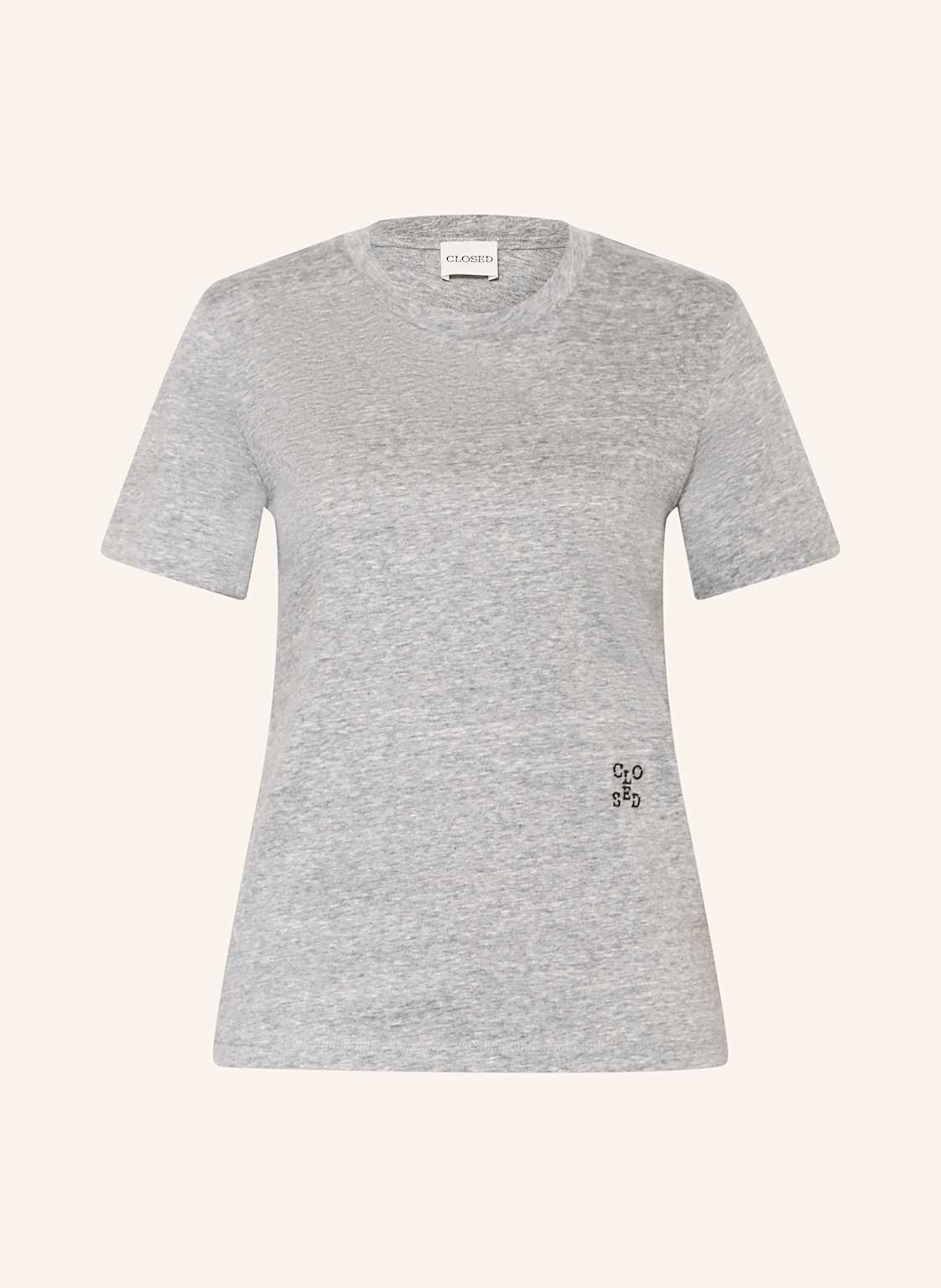 Closed T-Shirt grau von closed