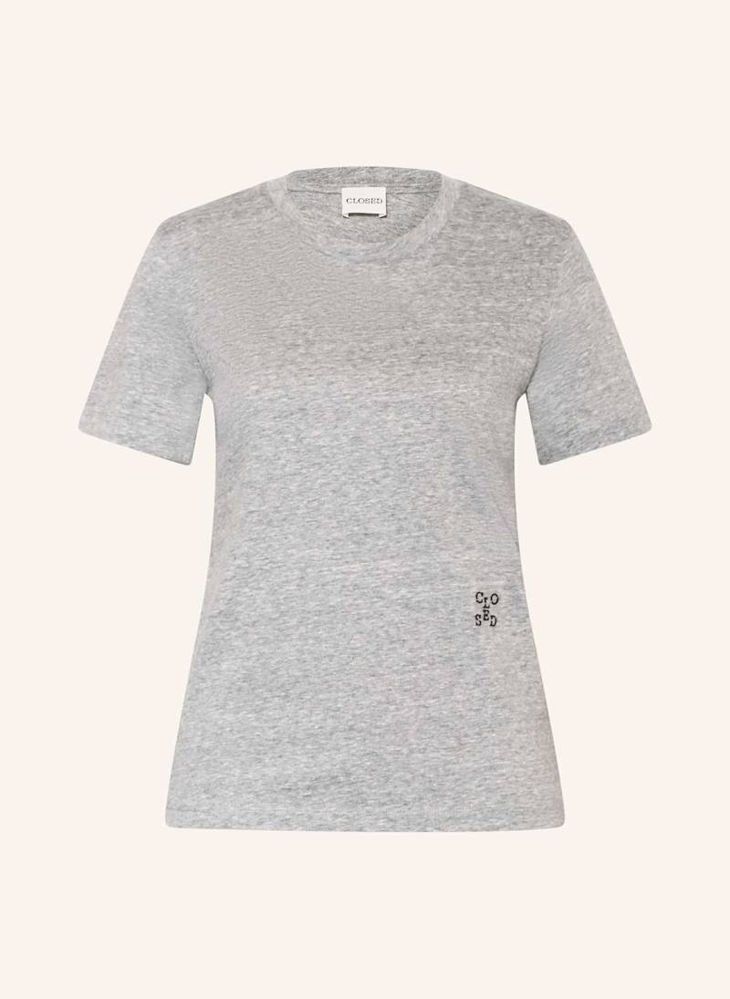 Closed T-Shirt grau von closed