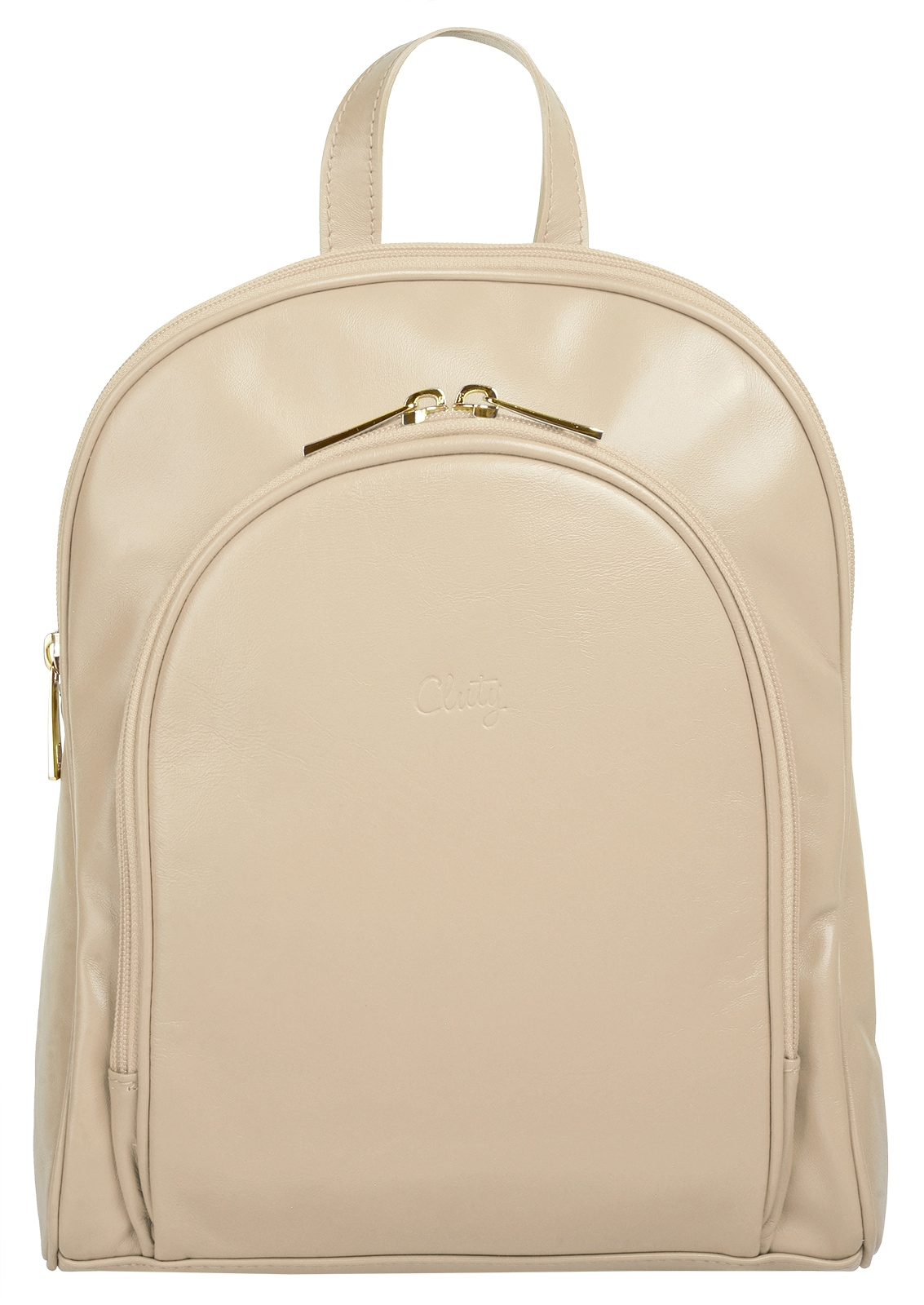 Cluty Cityrucksack, echt Leder, Made in Italy von cluty